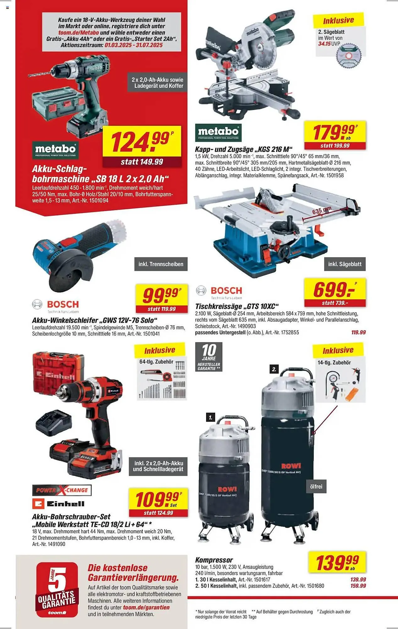 toom Baumarkt Prospekt von 21. Juni bis 27. Juni 2025 - Prospekt seite 10