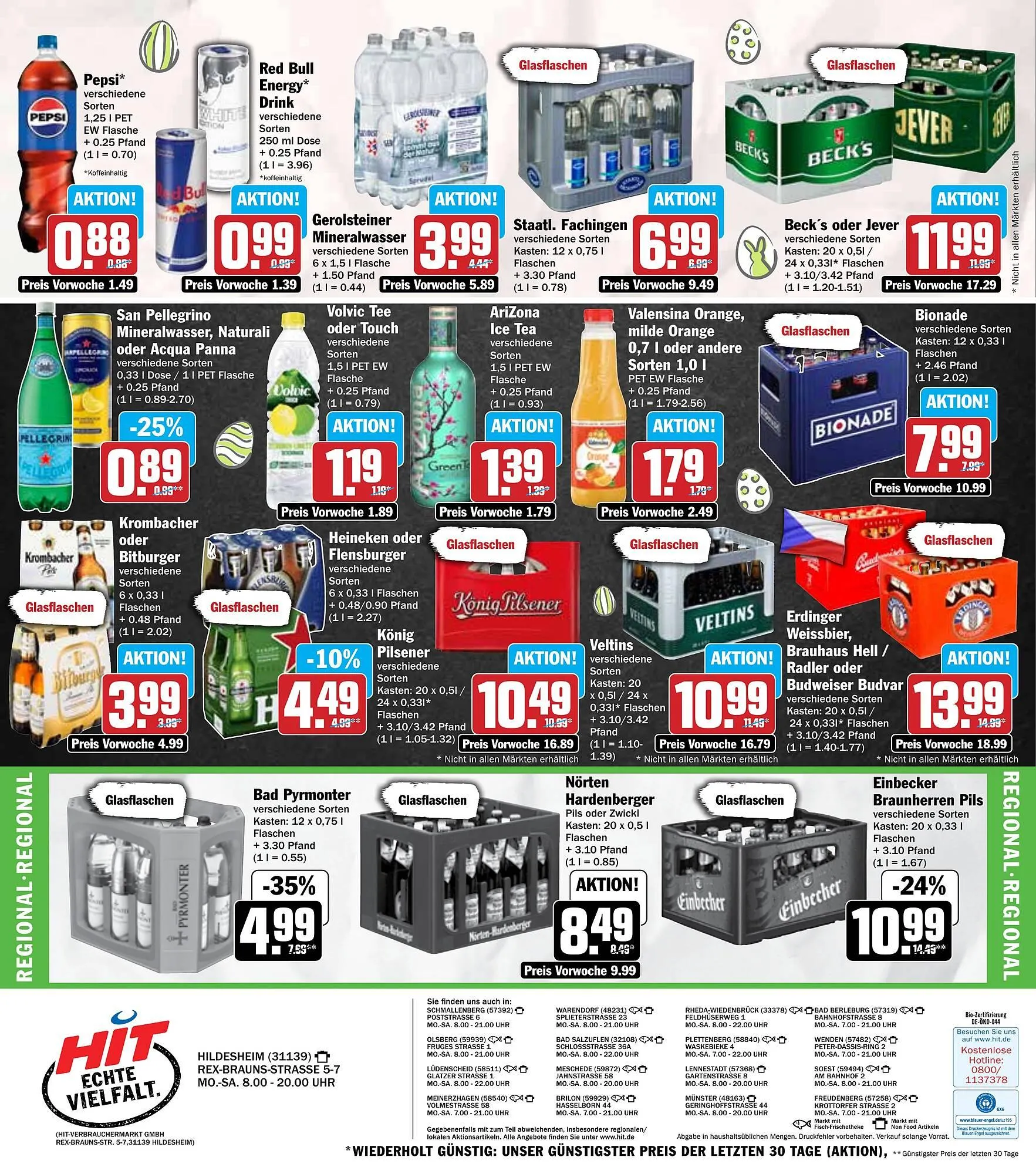 Hit Prospekt von 7. April bis 12. April 2025 - Prospekt seite 21