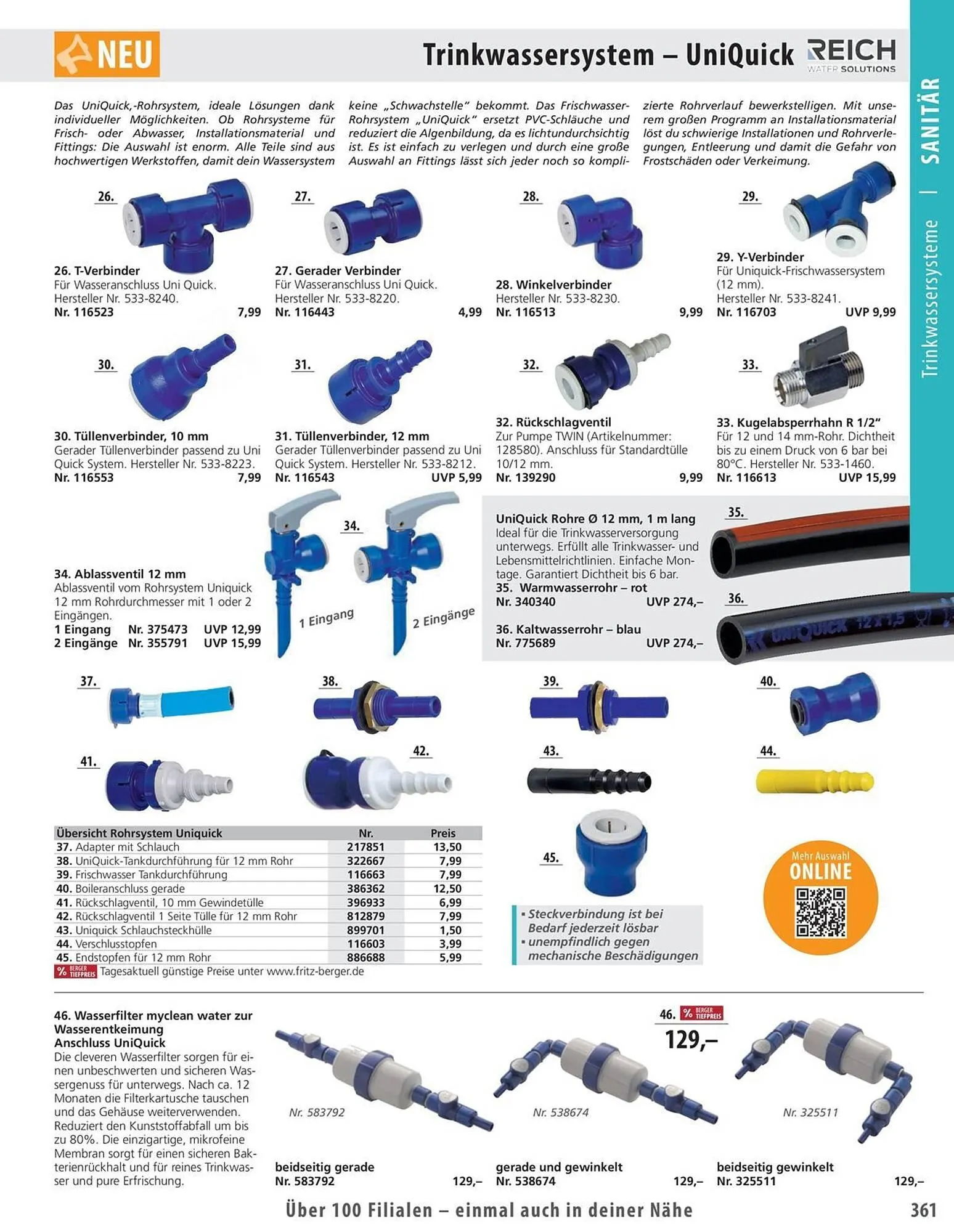 Fritz Berger Prospekt von 27. Mai bis 31. Dezember 2025 - Prospekt seite 365
