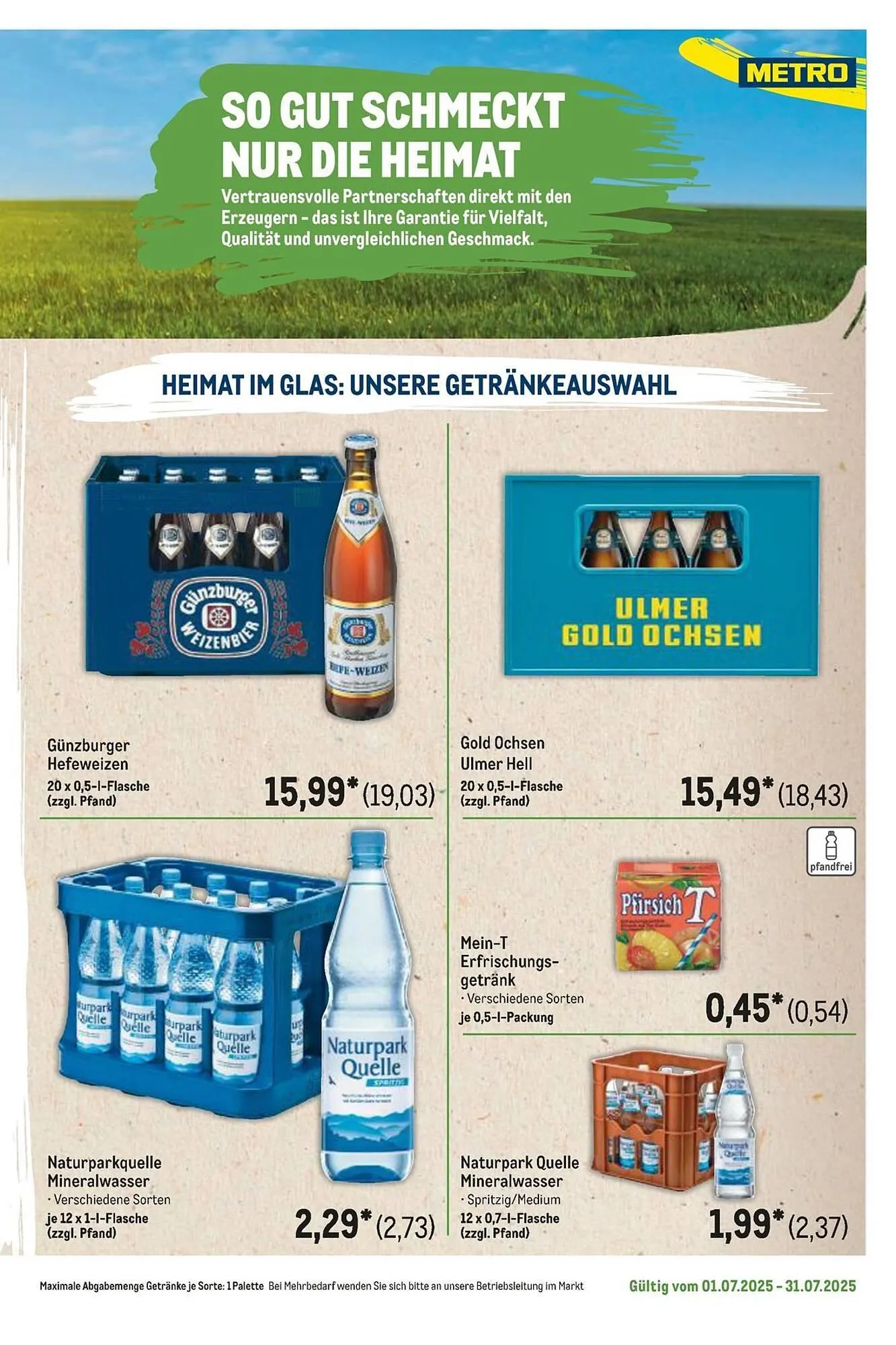 METRO Prospekt von 1. Juli bis 31. Juli 2025 - Prospekt seite 119