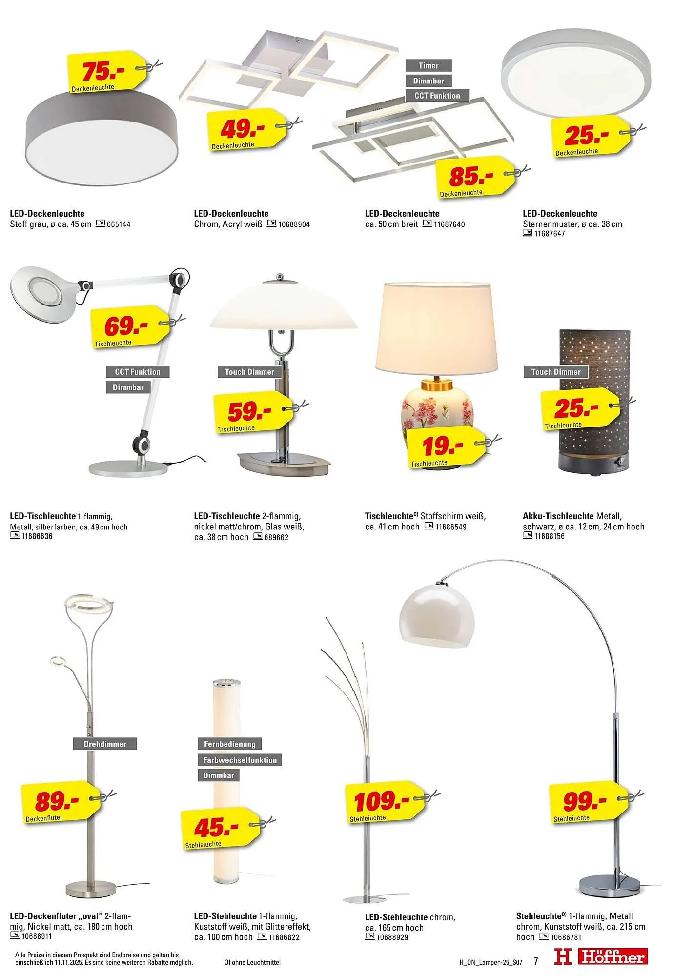Höffner Prospekt von 29. Oktober bis 11. November 2025 - Prospekt seite 7