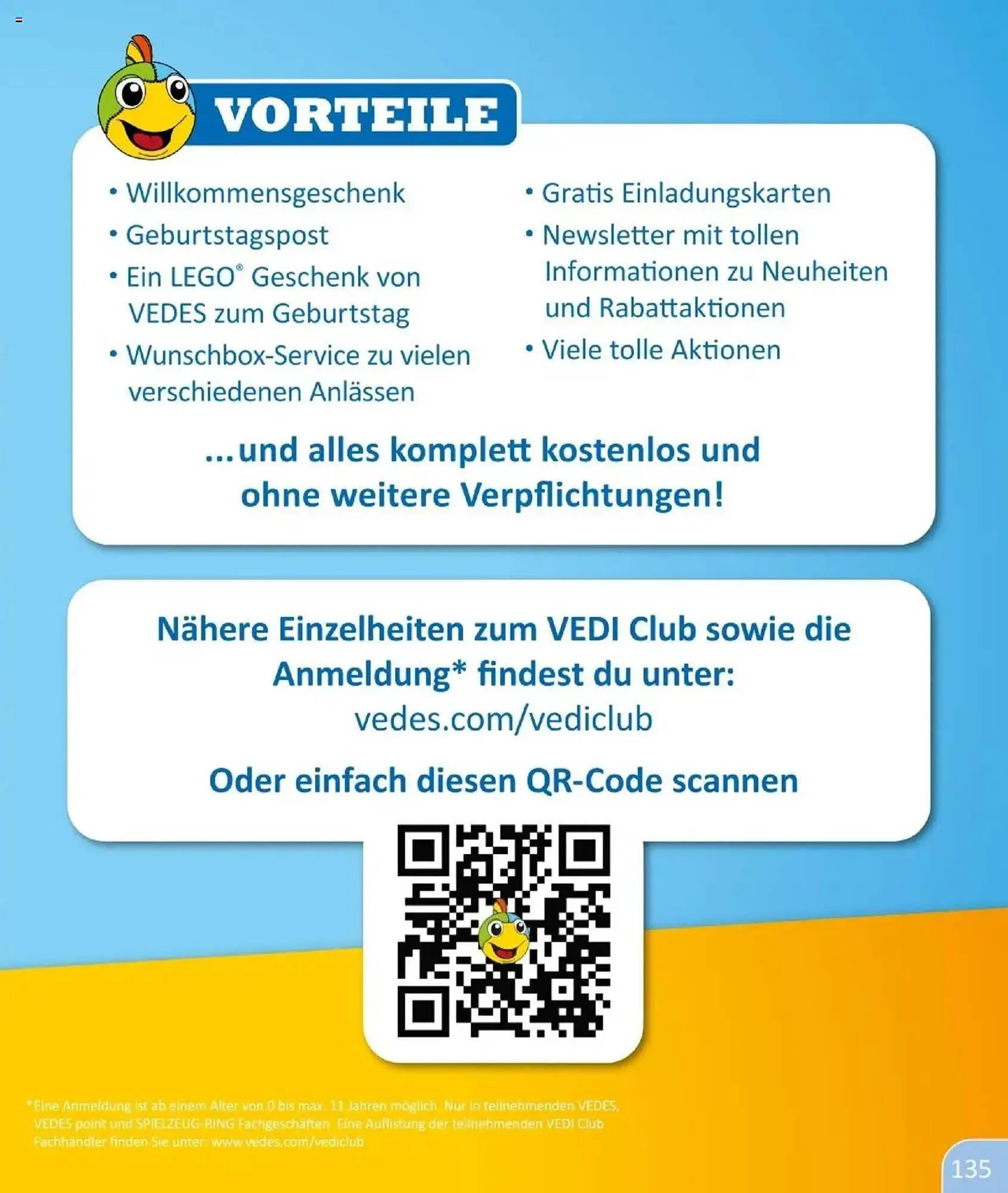 Vedes Prospekt von 1. Juli bis 31. Dezember 2025 - Prospekt seite 135