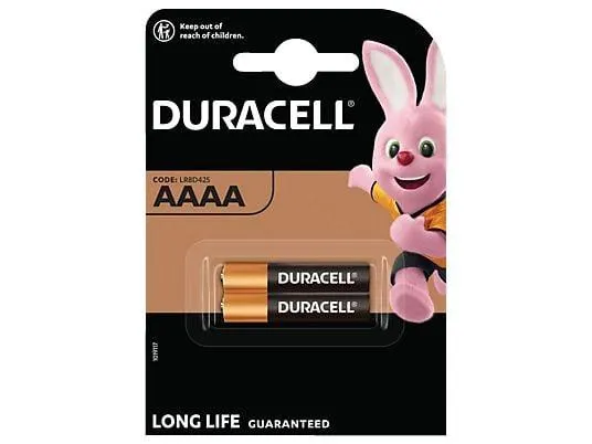 DURACELL LR8D425 AAAA Batterie, Alkaline, 1.5 Volt 2 Stück