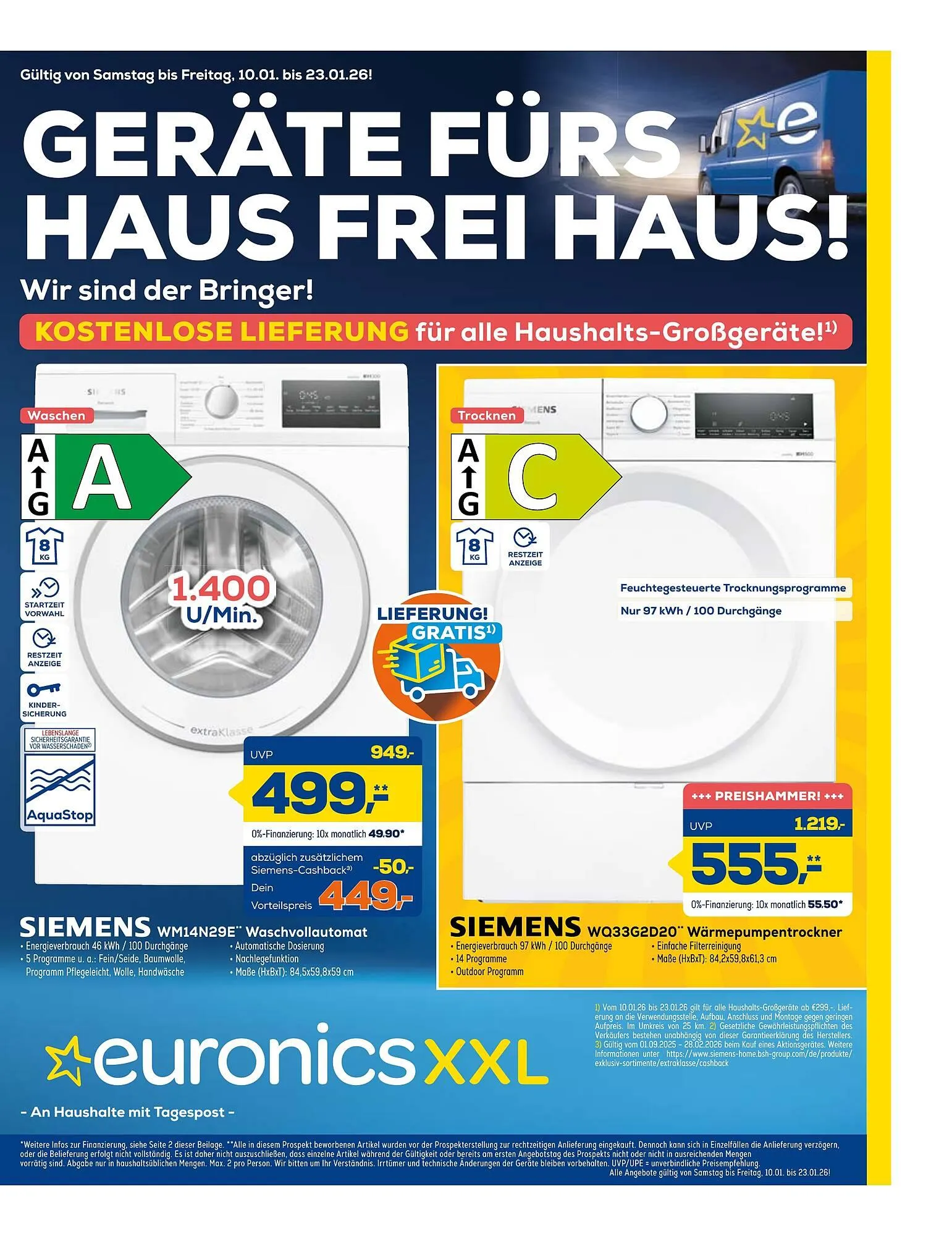 Euronics XXL Prospekt von 10. Januar bis 23. Januar 2026 - Prospekt seite 1