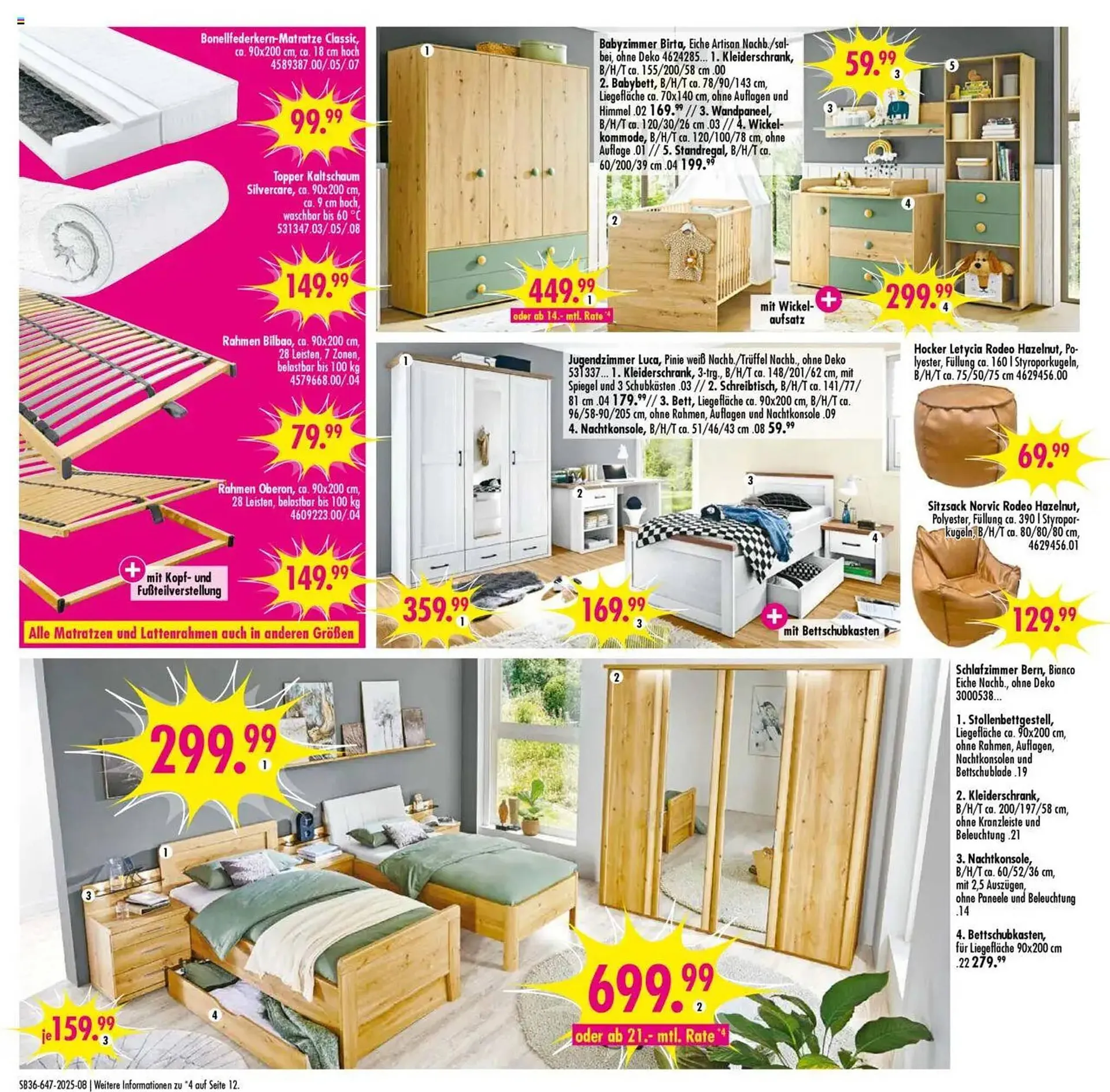 Möbel Boss Prospekt von 30. August bis 5. September 2025 - Prospekt seite 8