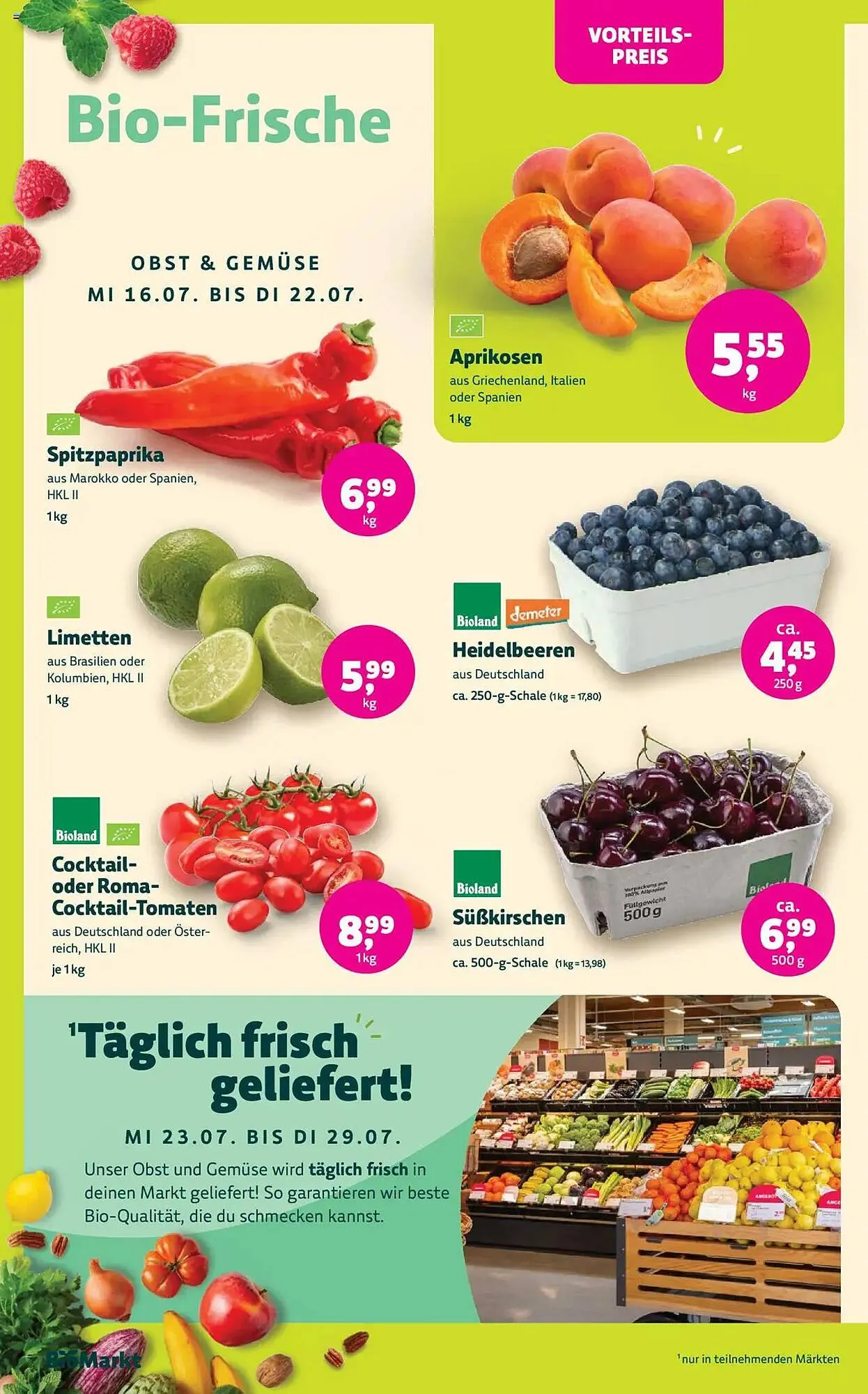Biomarkt Prospekt von 16. Juli bis 29. Juli 2025 - Prospekt seite 6