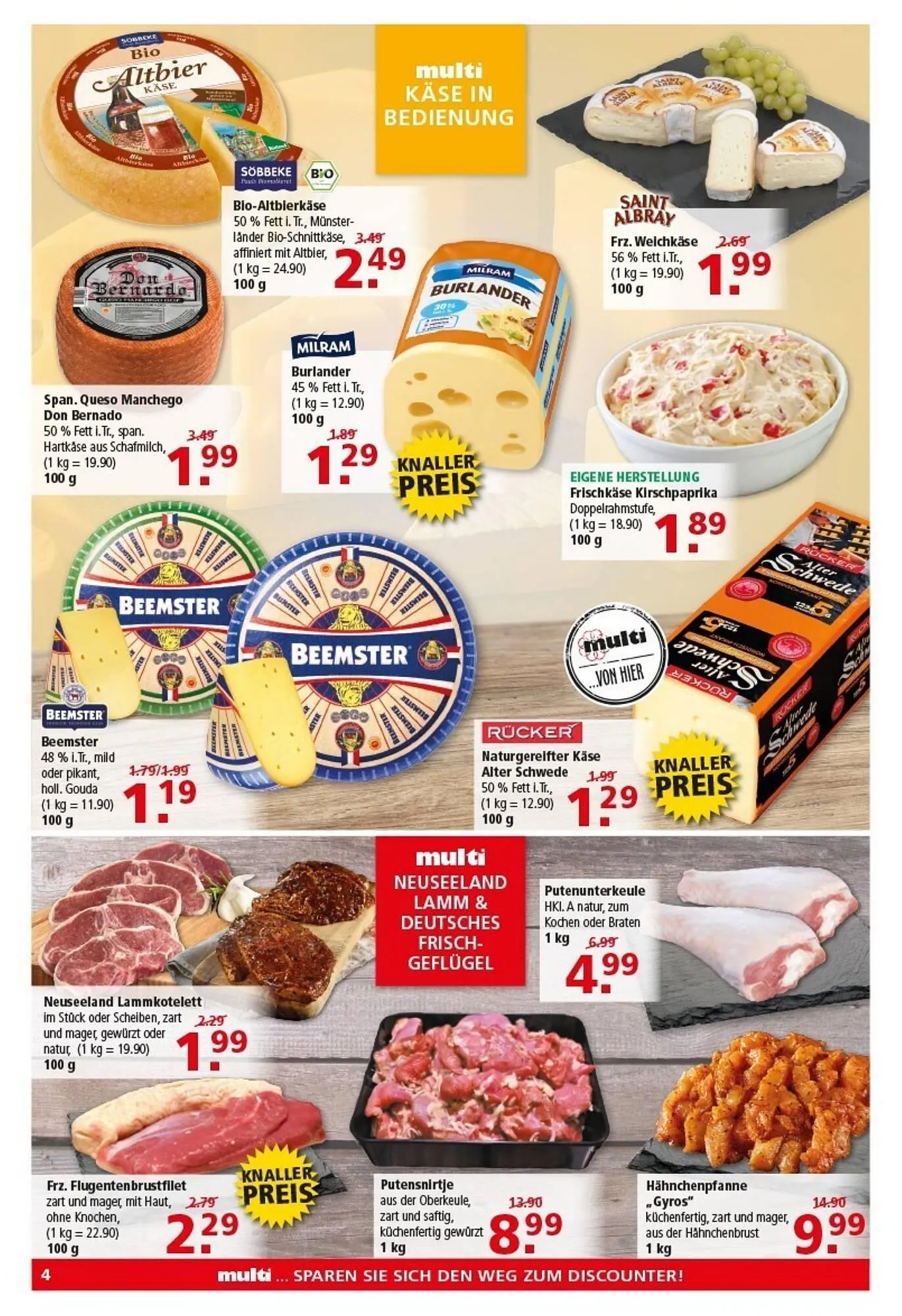 Multi Markt Prospekt von 27. Oktober bis 1. November 2025 - Prospekt seite 4