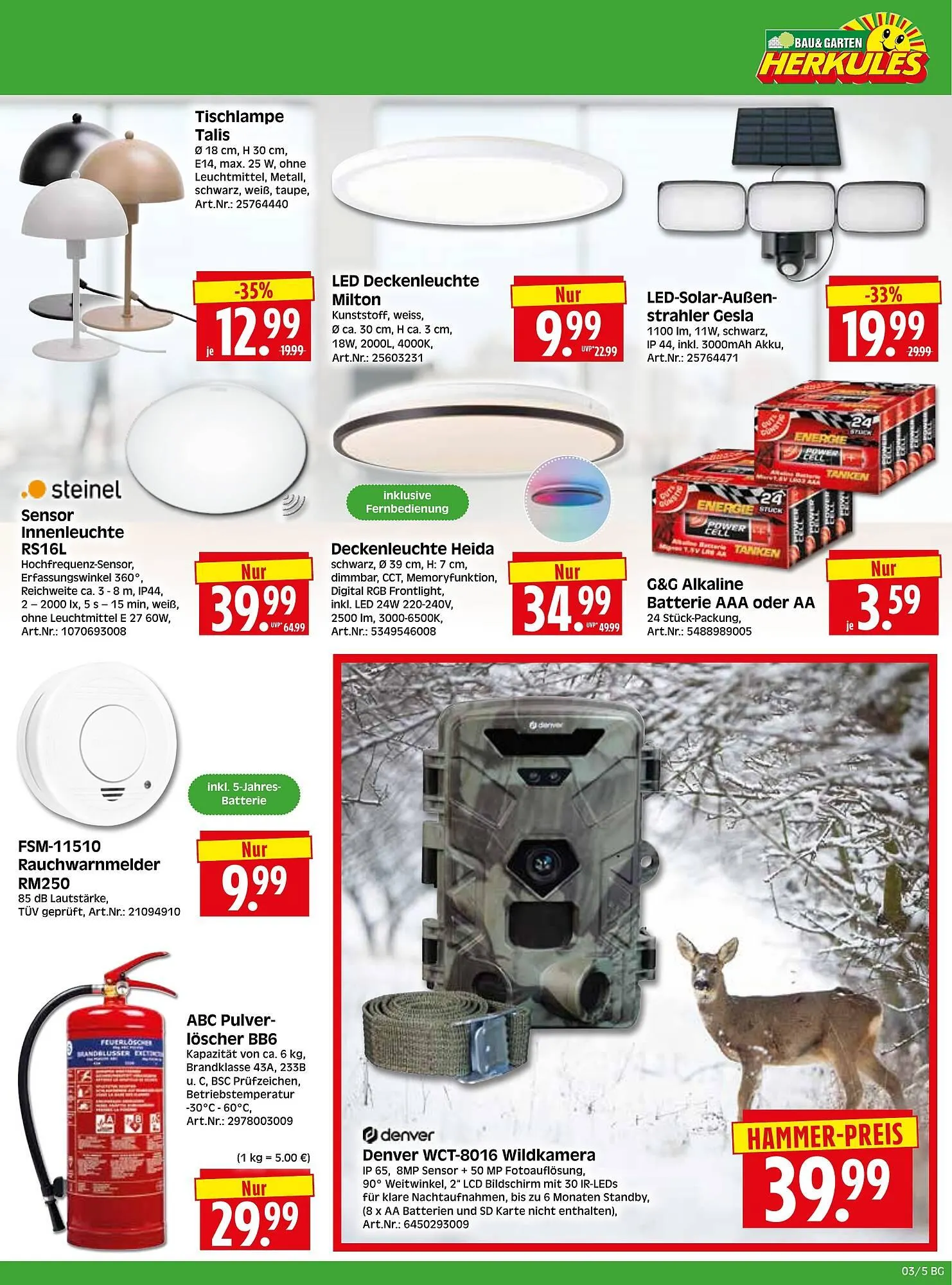 Herkules Baumarkt Prospekt von 12. Januar bis 17. Januar 2026 - Prospekt seite 5