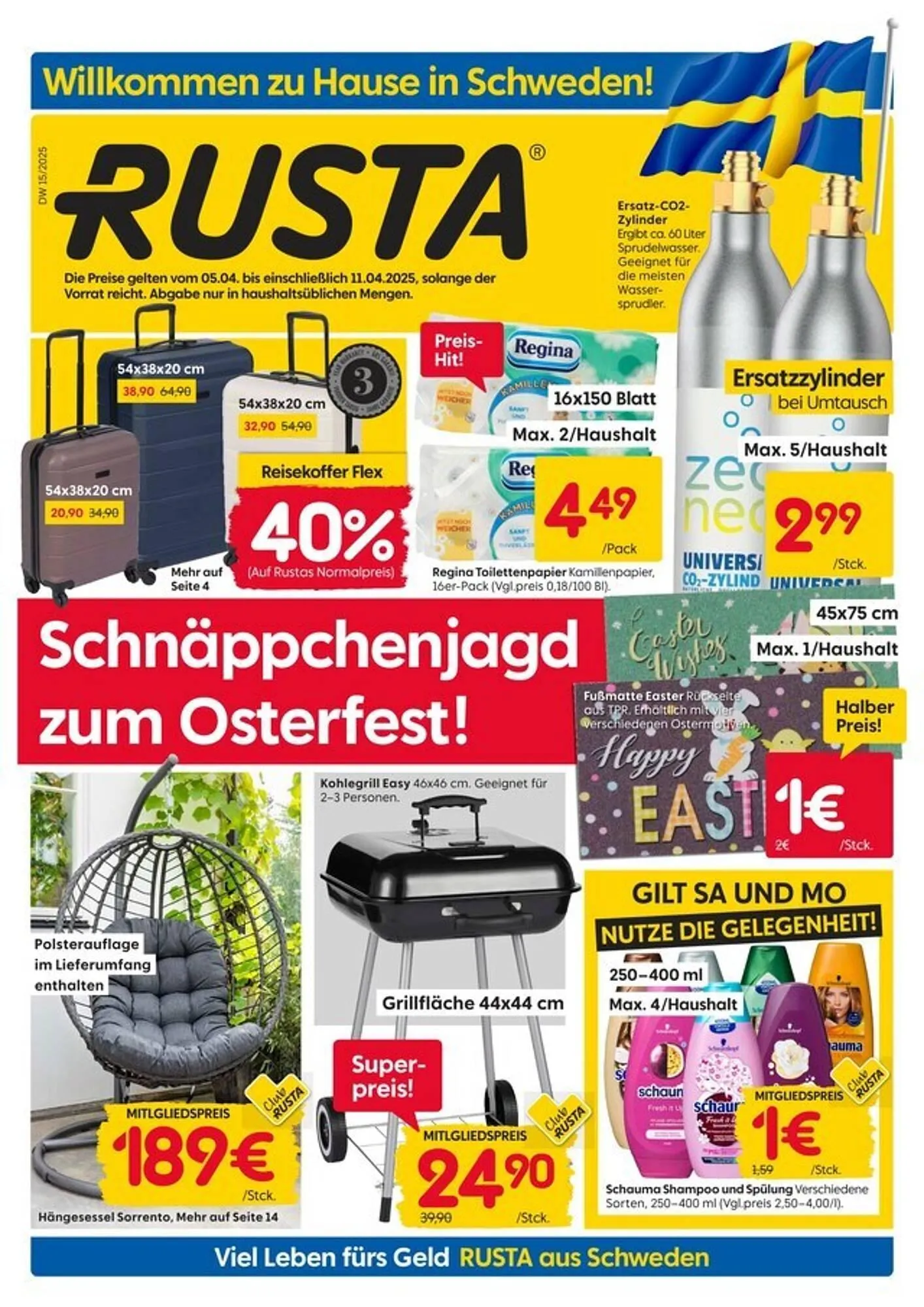 Rusta Prospekt von 5. April bis 11. April 2025 - Prospekt seite 1