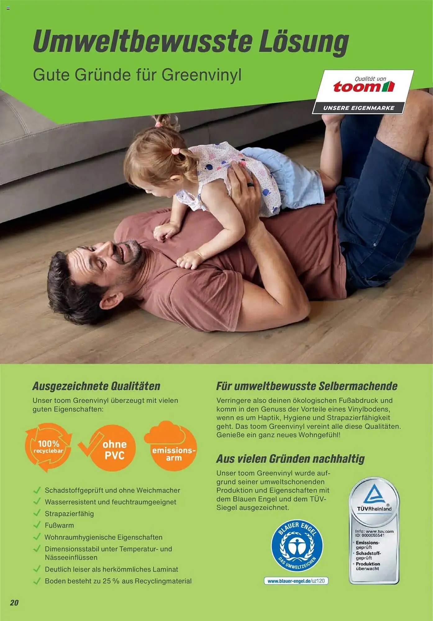 toom Baumarkt Prospekt von 21. August bis 31. Dezember 2025 - Prospekt seite 20