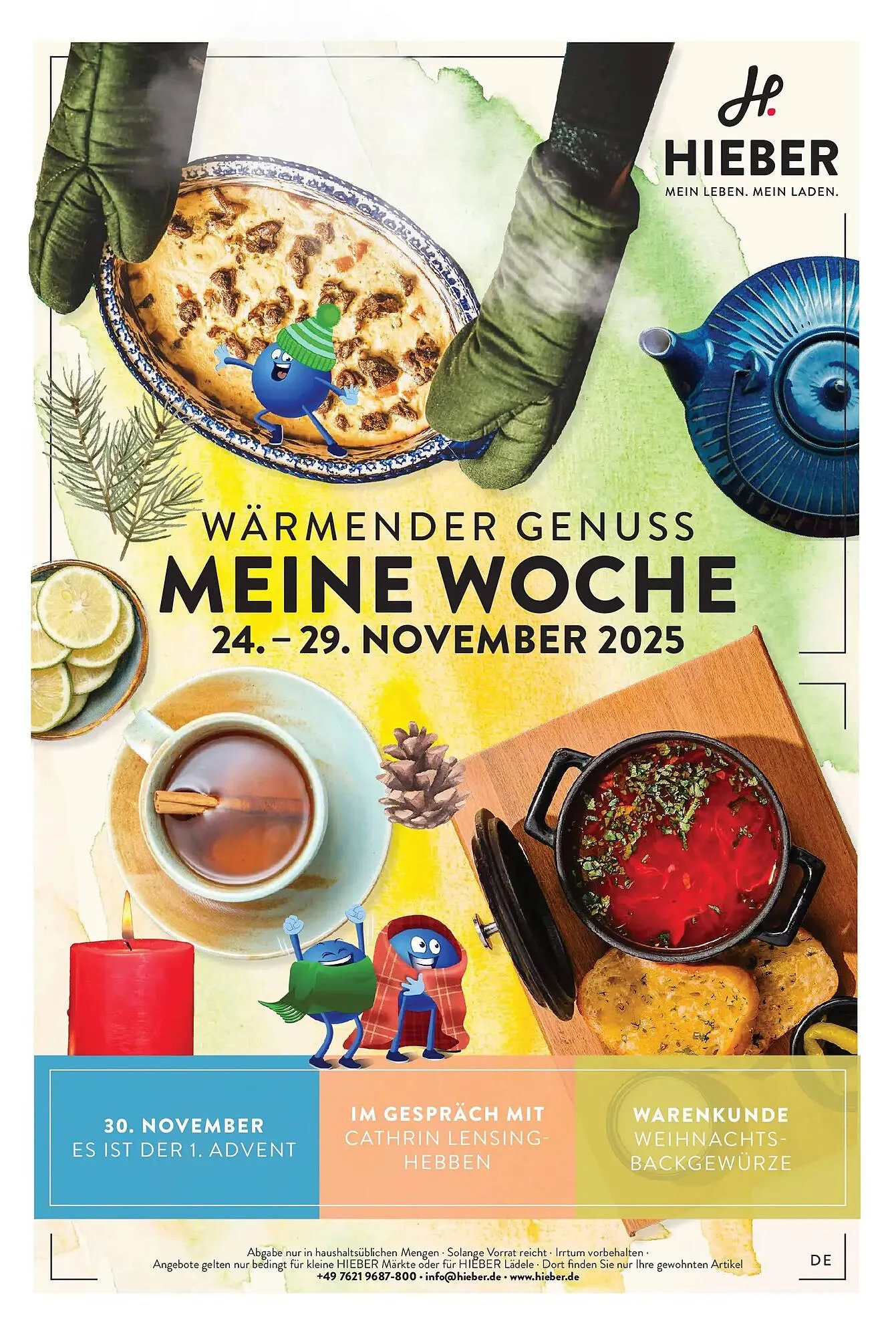 Hieber's Frische Center Prospekt von 23. November bis 29. November 2025 - Prospekt seite 1