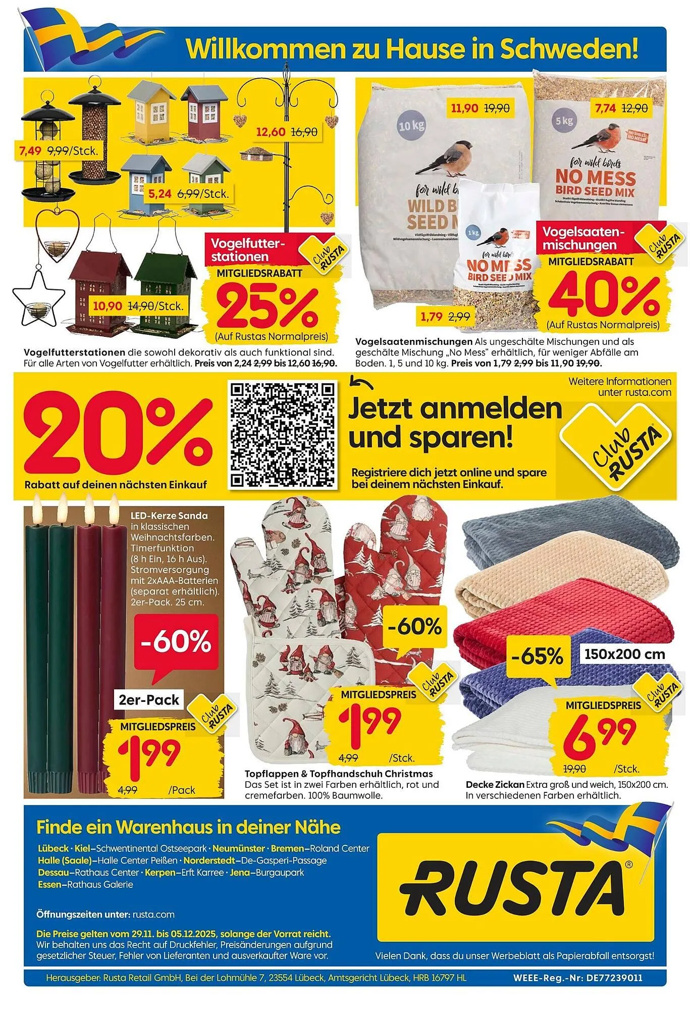 Rusta Prospekt von 29. November bis 5. Dezember 2025 - Prospekt seite 20