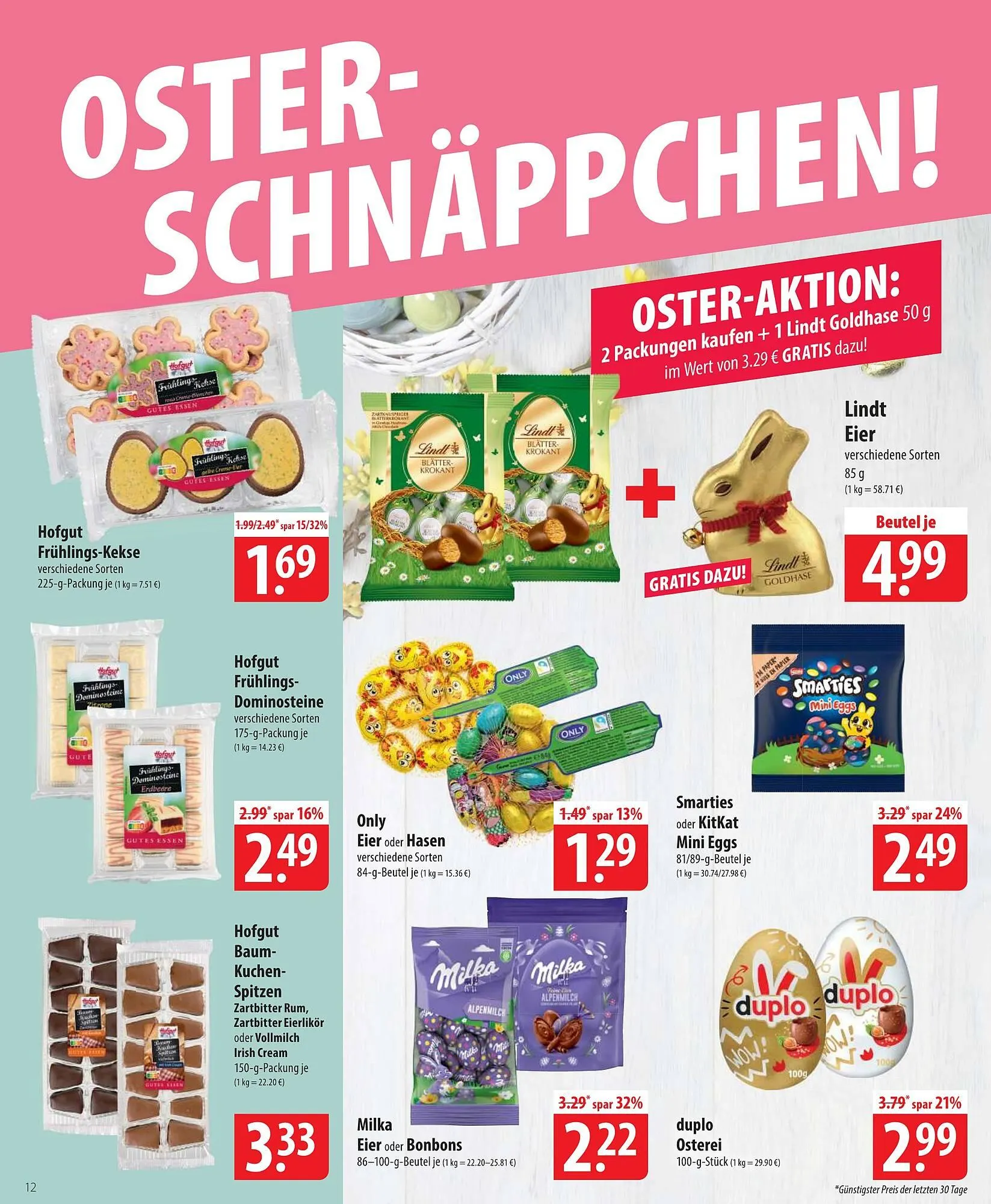 Famila Nord Ost Prospekt von 23. März bis 28. März 2026 - Prospekt seite 12