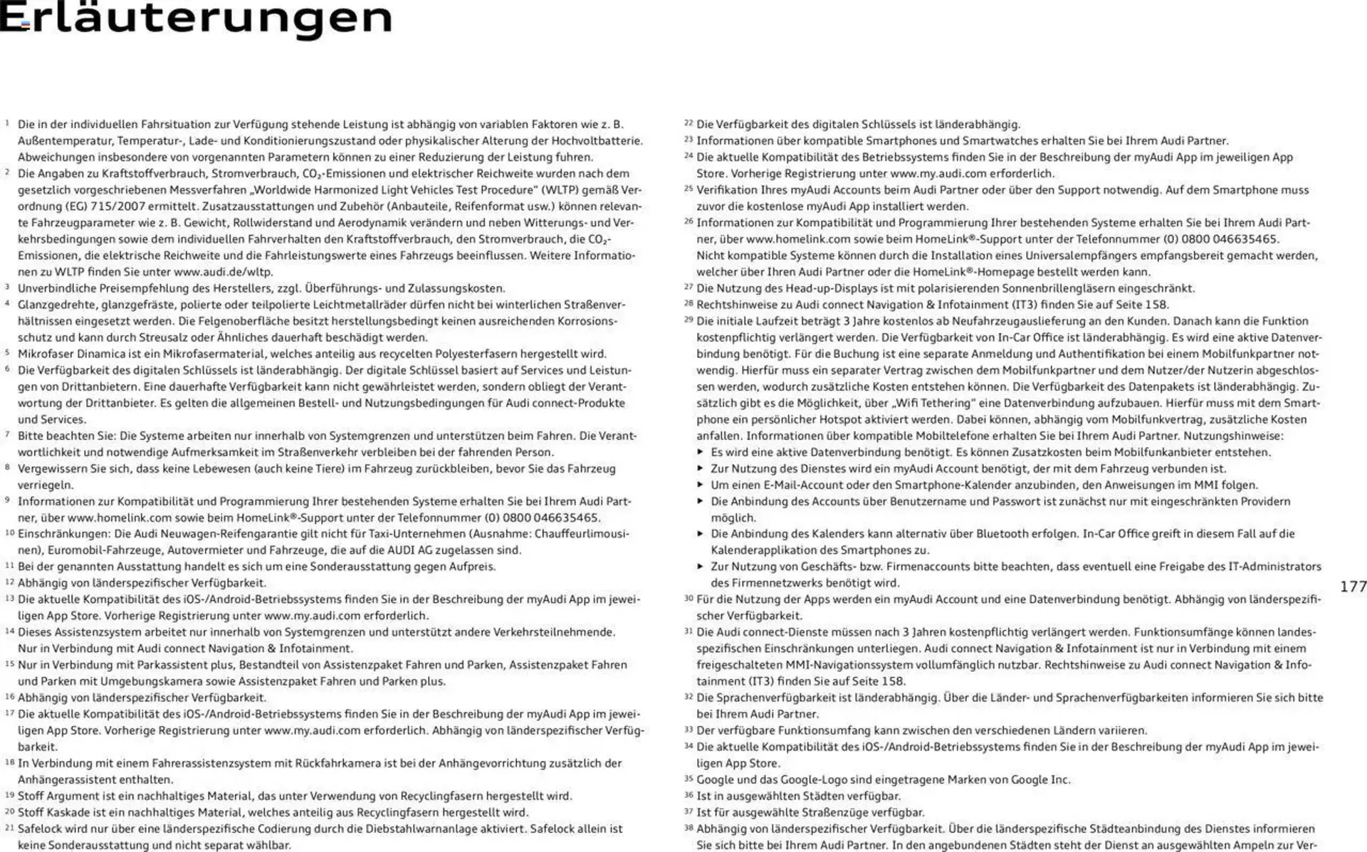 Audi Prospekt von 29. Januar bis 9. Januar 2026 - Prospekt seite 177