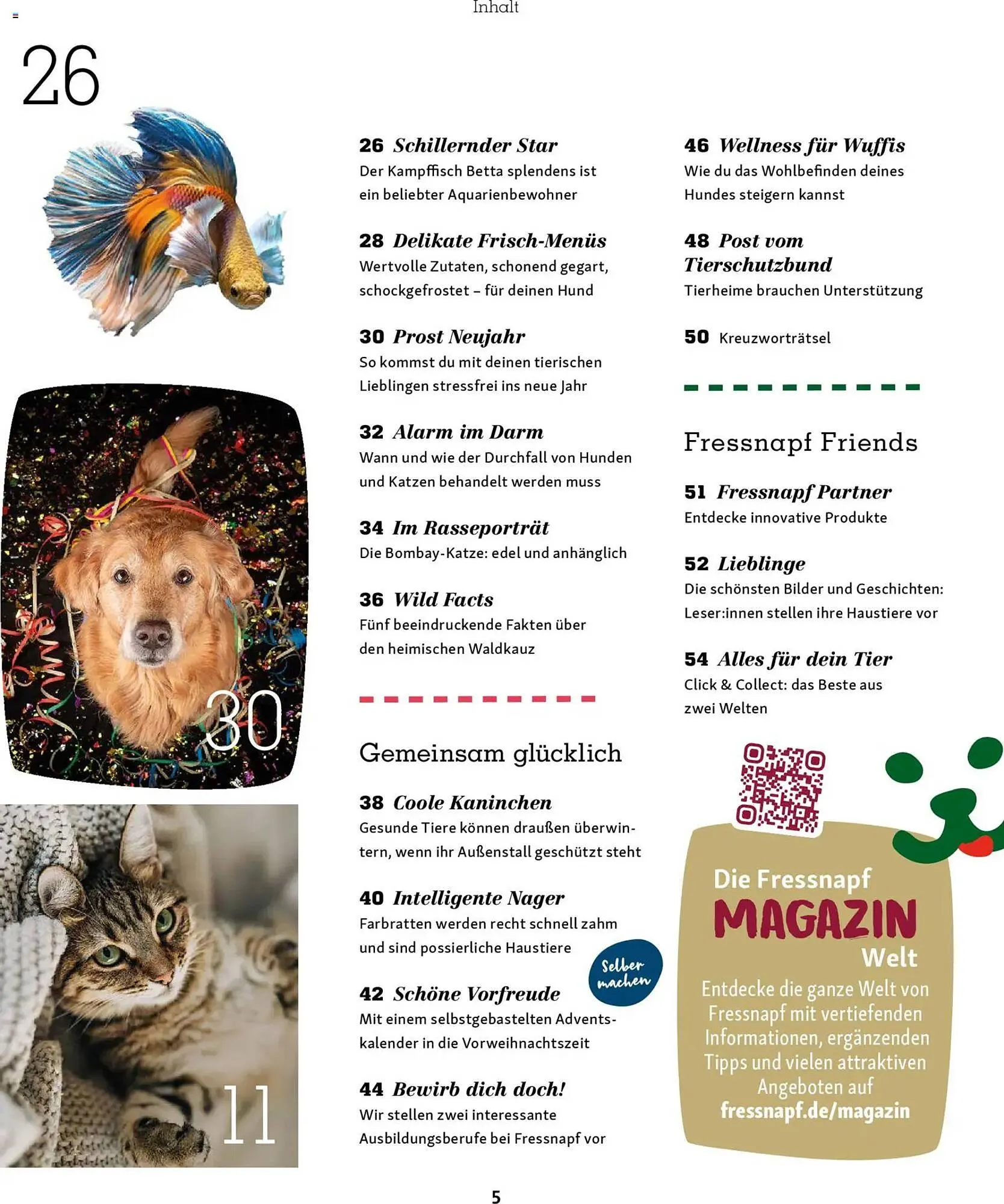 Fressnapf Magazin von 1. November bis 31. Dezember 2025 - Prospekt seite 5