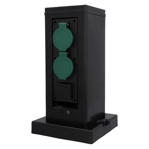 WIFI-Gartensäule mit 4 Steckdosen