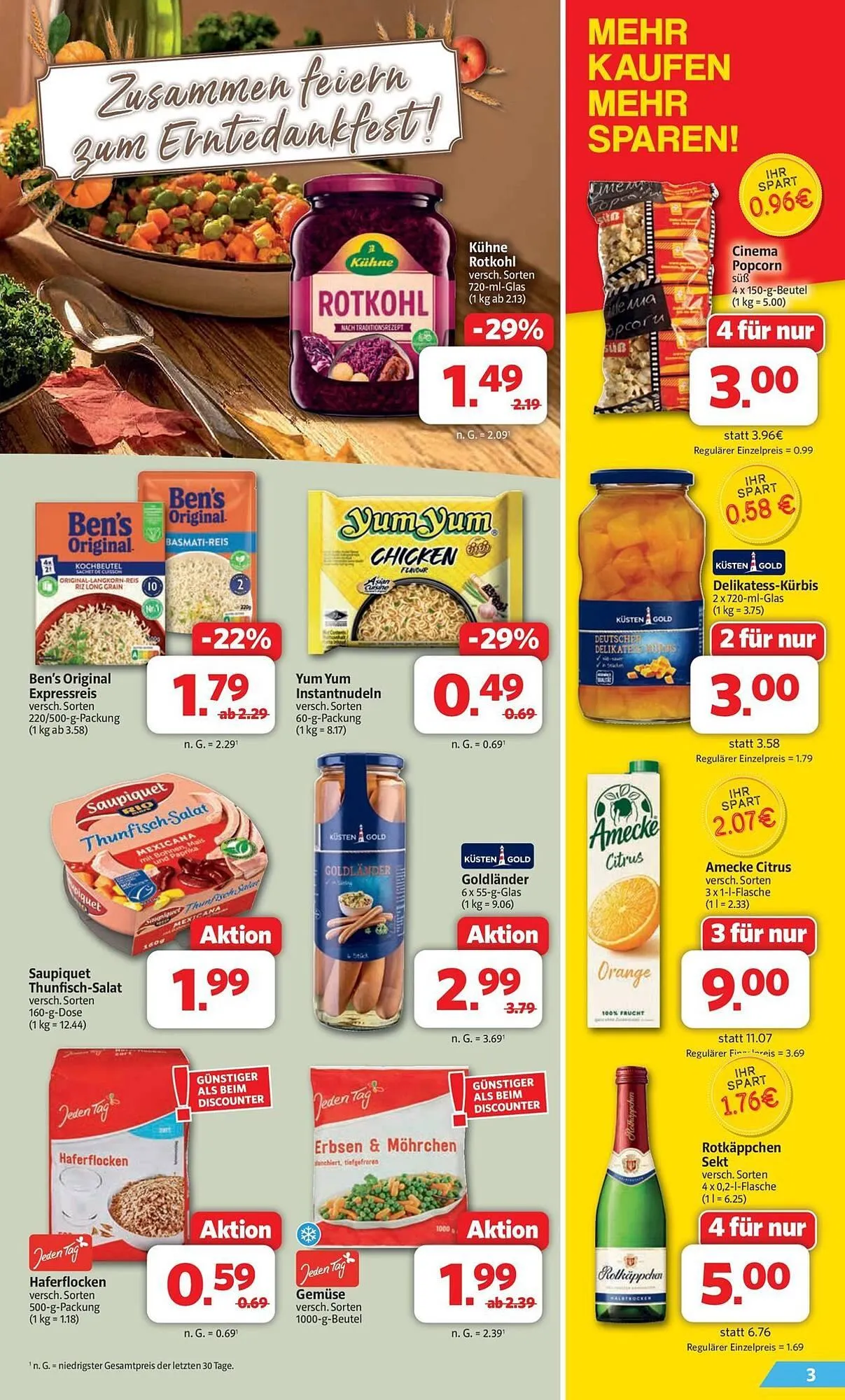 Markant Prospekt von 28. September bis 4. Oktober 2025 - Prospekt seite 3
