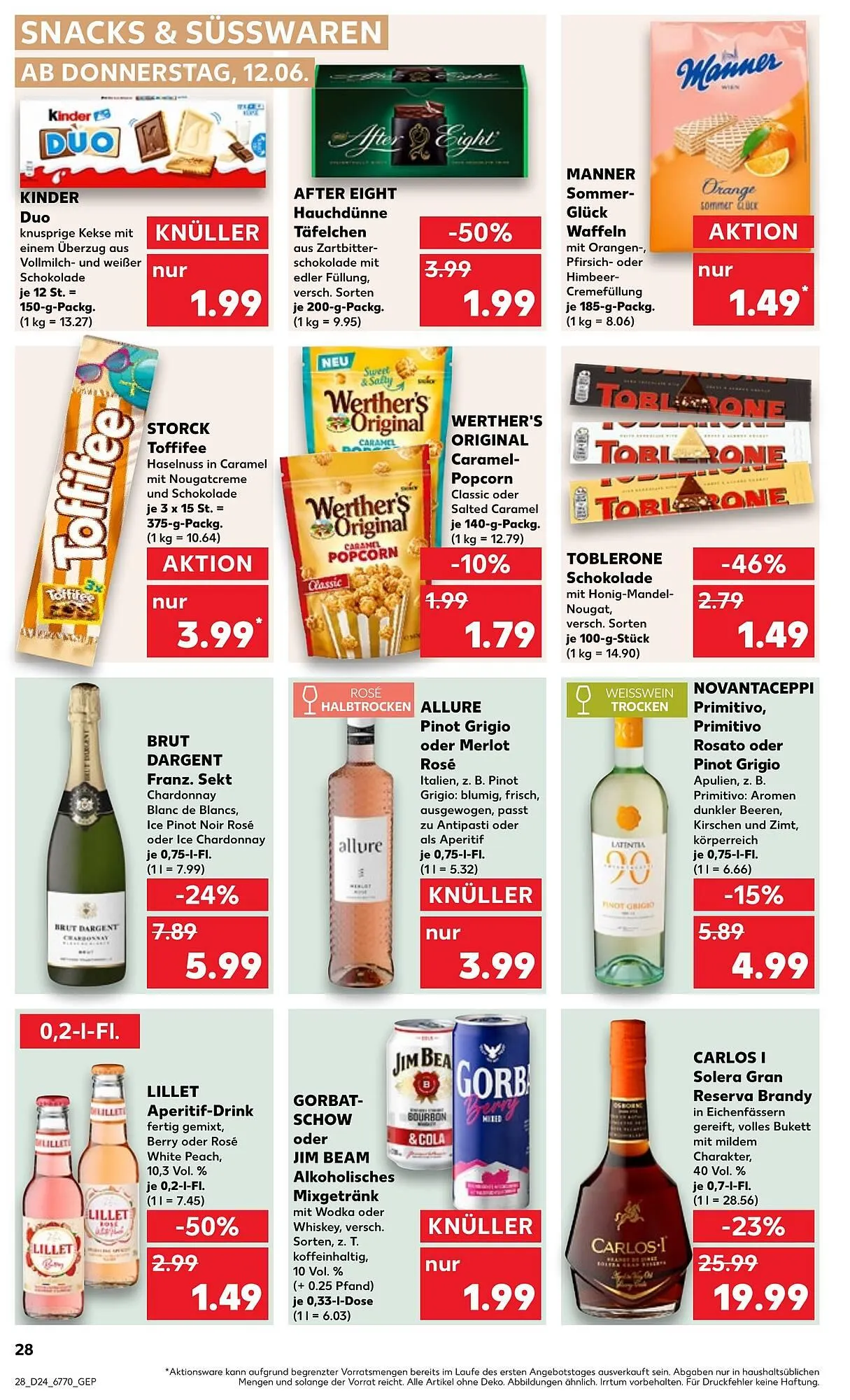 Kaufland Prospekt von 12. Juni bis 18. Juni 2025 - Prospekt seite 28