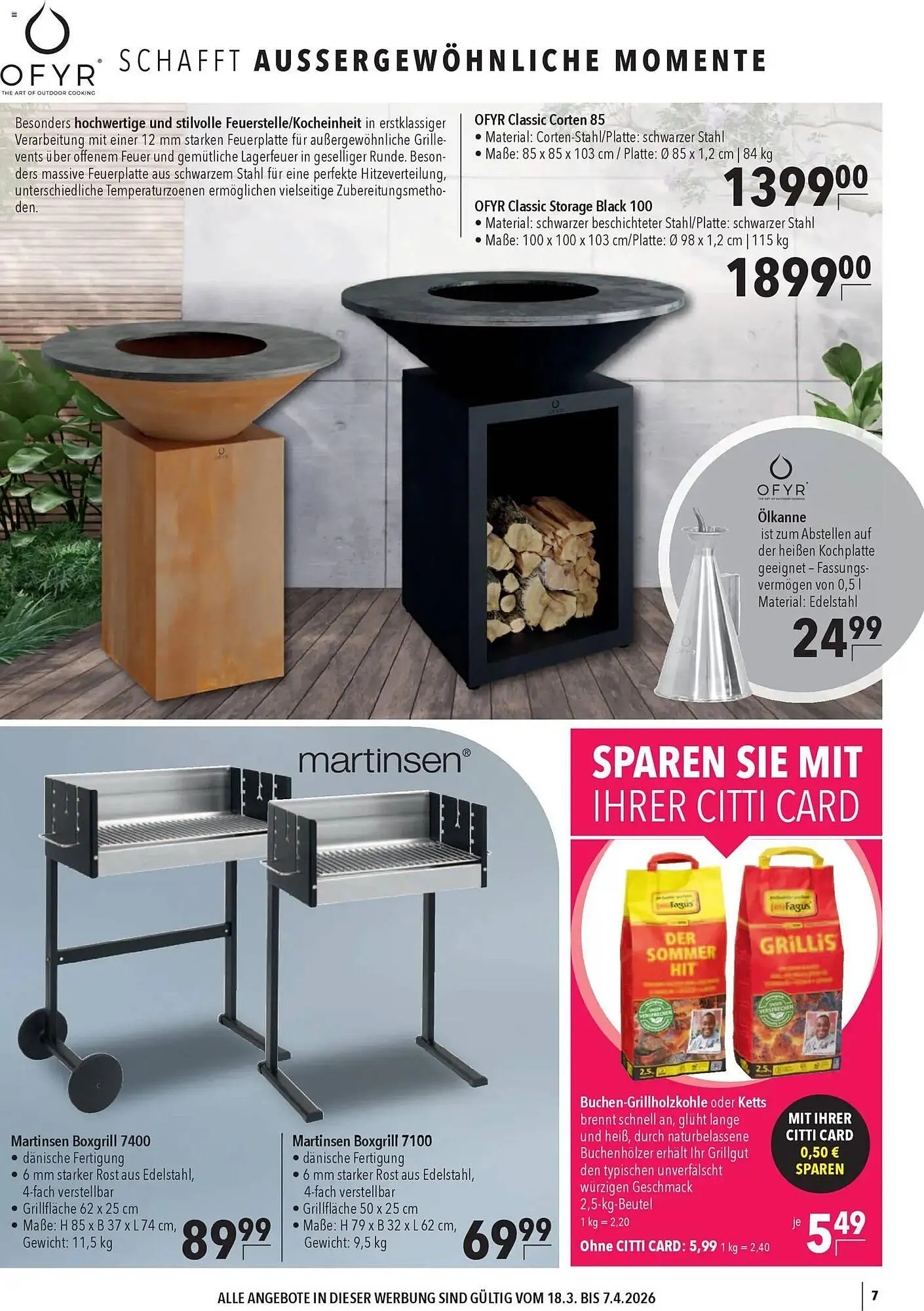 CITTI Markt Prospekt von 18. März bis 7. April 2026 - Prospekt seite 7