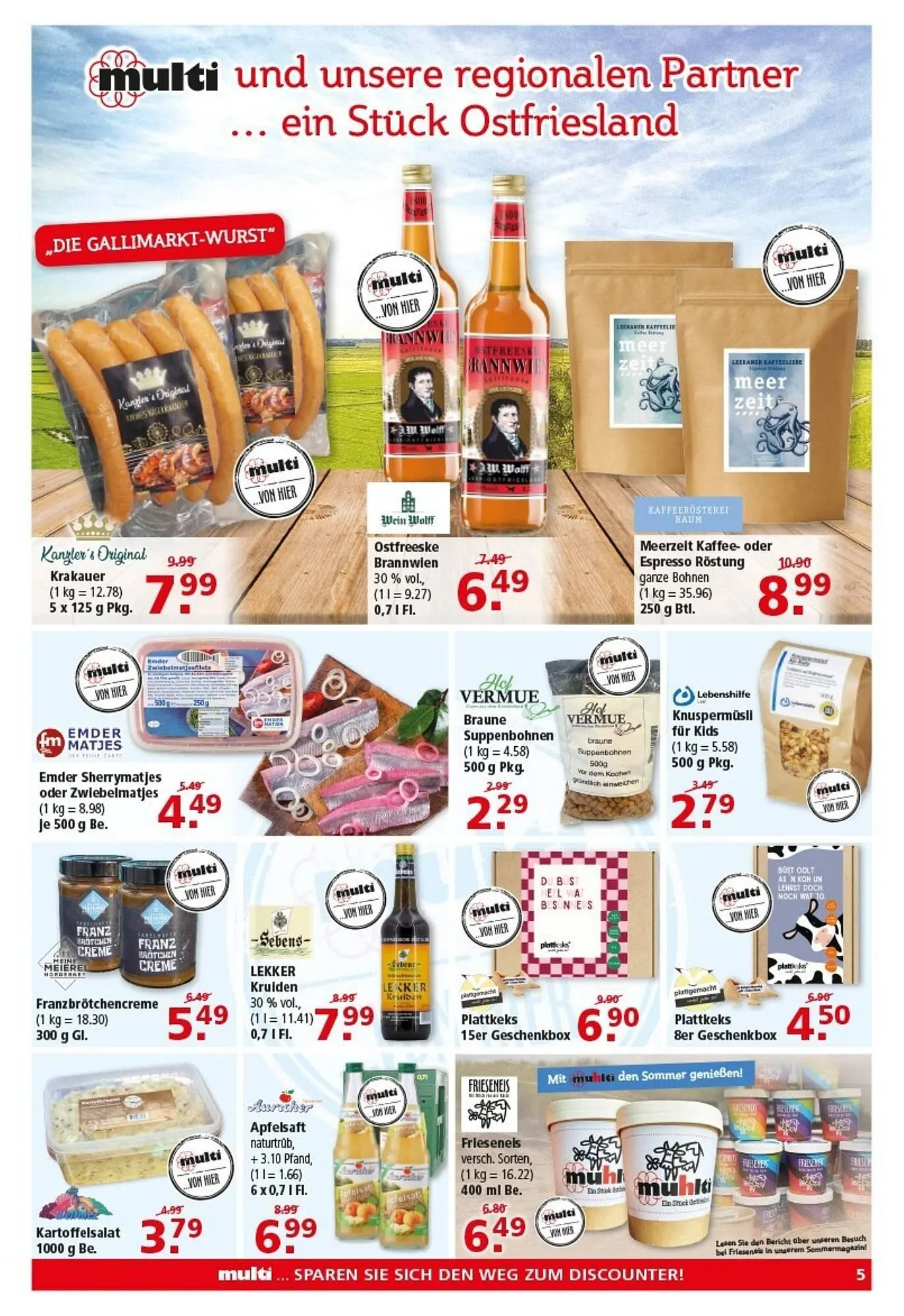 Multi Markt Prospekt von 30. Juni bis 5. Juli 2025 - Prospekt seite 5