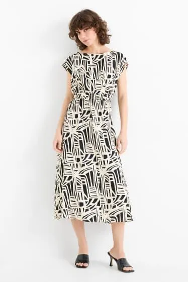 Fit & flare dress - patterned