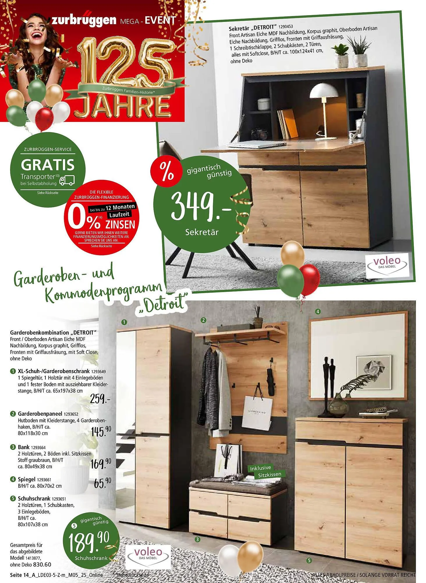 Zurbrüggen Prospekt von 28. März bis 3. Mai 2025 - Prospekt seite 20