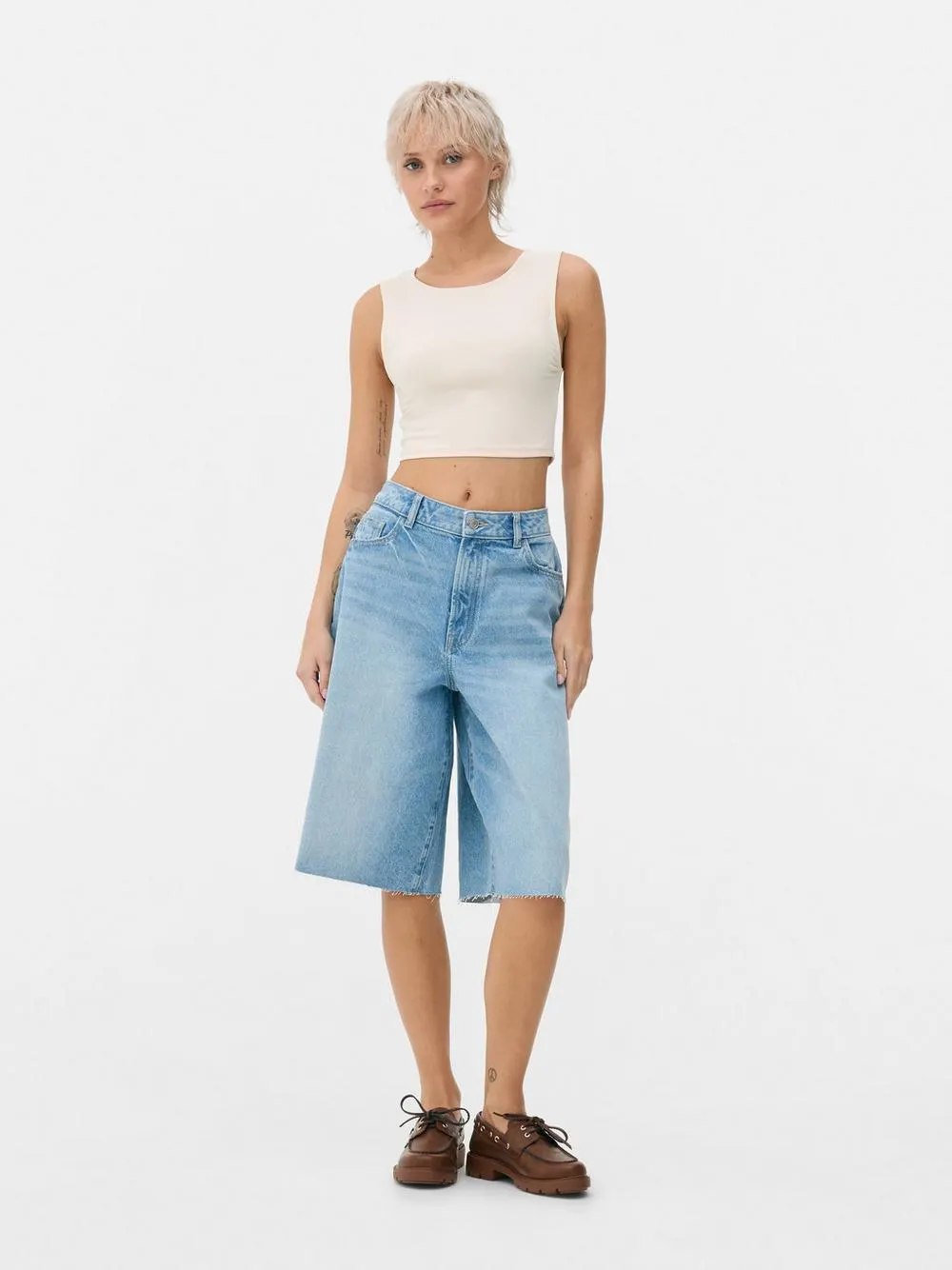 Eng anliegendes Jerseytop