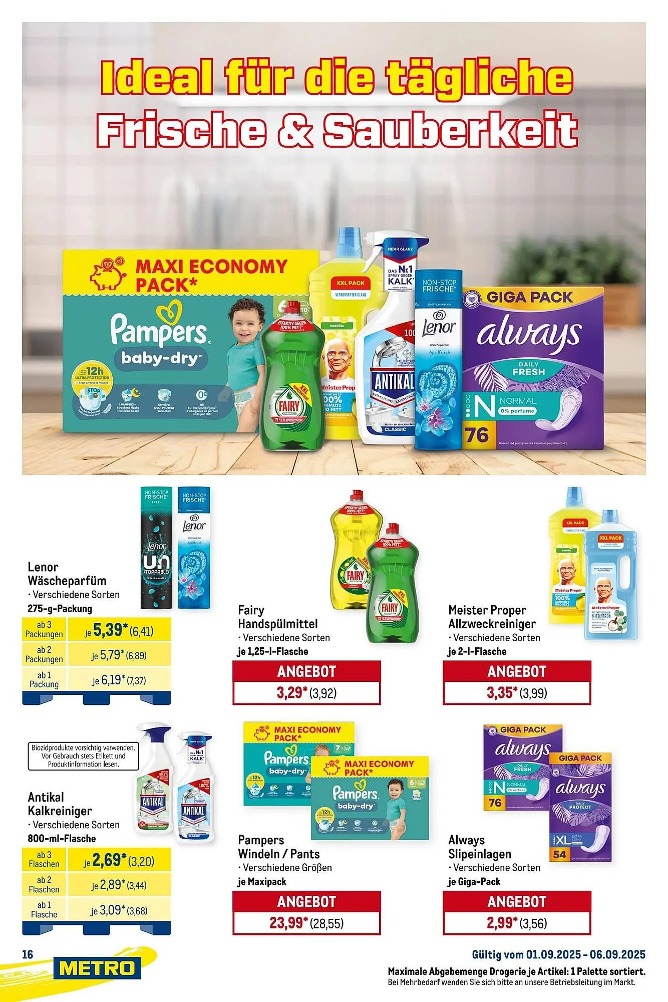 METRO Prospekt von 1. September bis 6. September 2025 - Prospekt seite 16