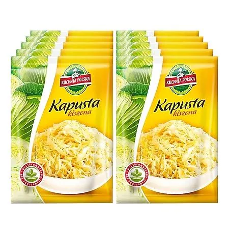 Kuchnia Polska Sauerkraut "Kapusta" Abtropfgewicht 400 g, 10er Pack