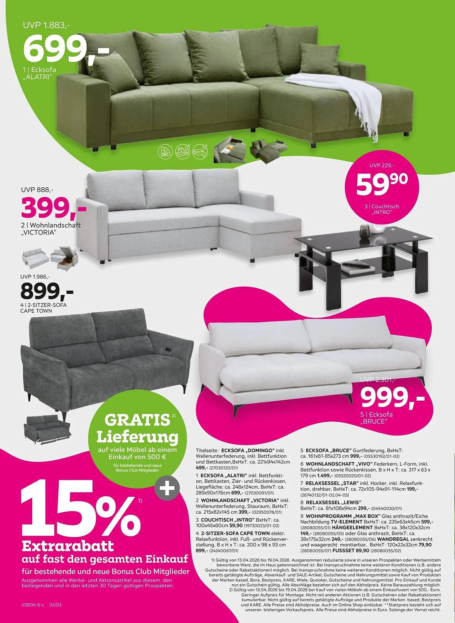 Mömax Prospekt von 13. April bis 20. April 2026 - Prospekt seite 2