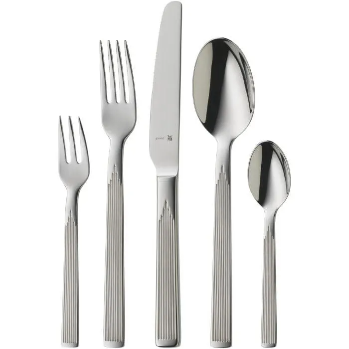 Art Deco Besteck-Set, 30-teilig, Cromargan protect®