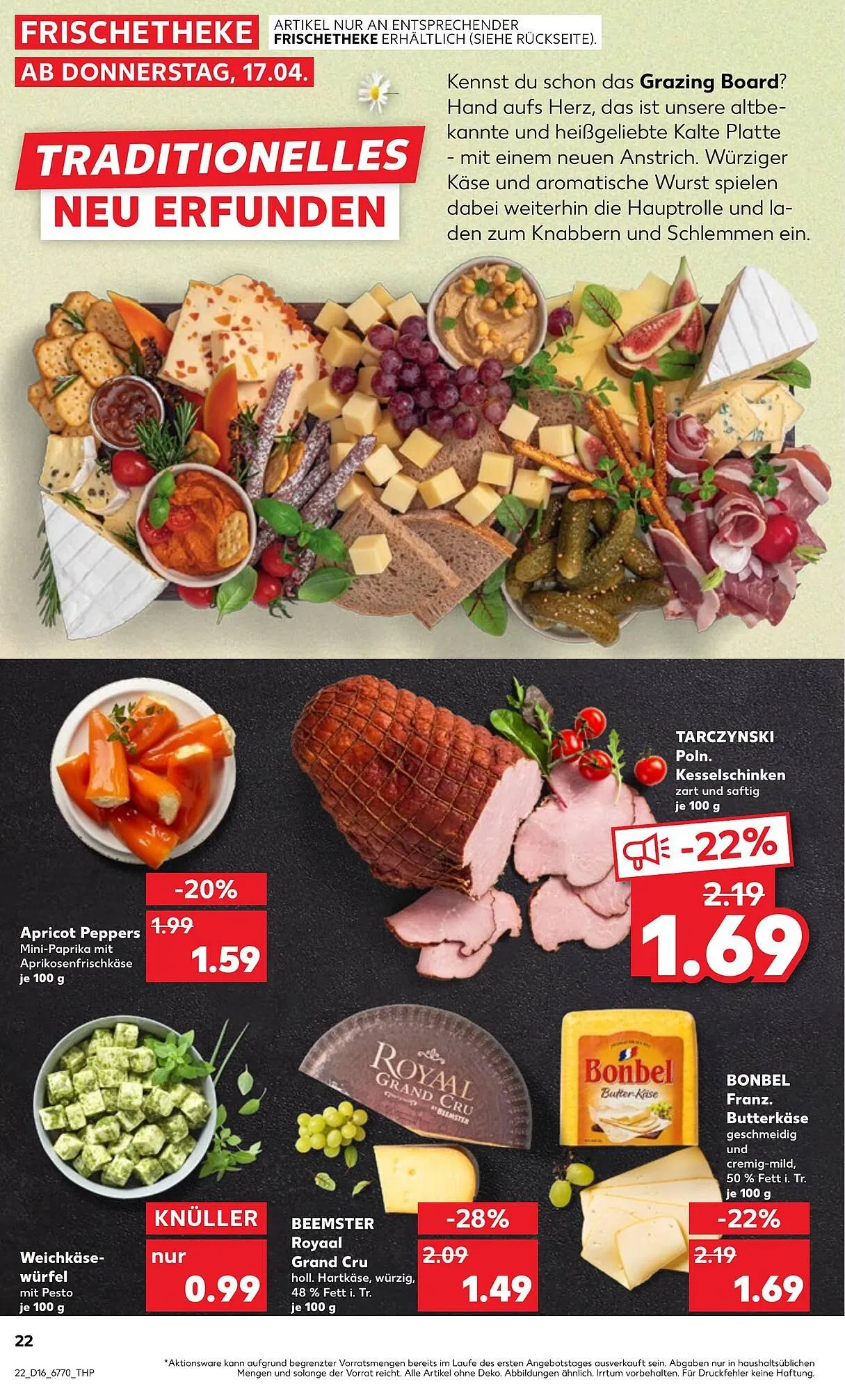 Kaufland Prospekt von 17. April bis 23. April 2025 - Prospekt seite 22