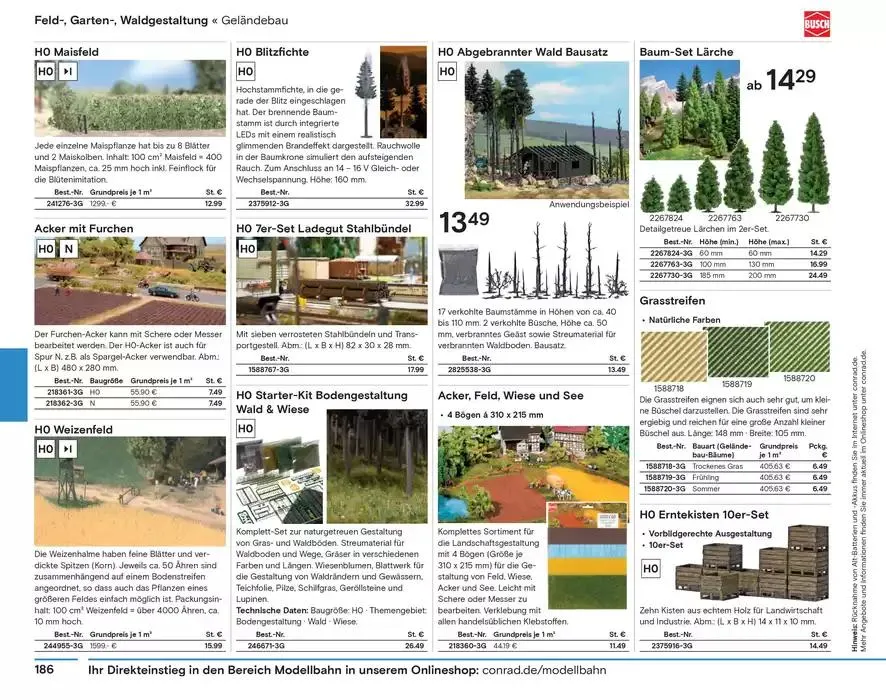 Modellbahn Katalog von 29. Oktober bis 31. Dezember 2025 - Prospekt seite 188