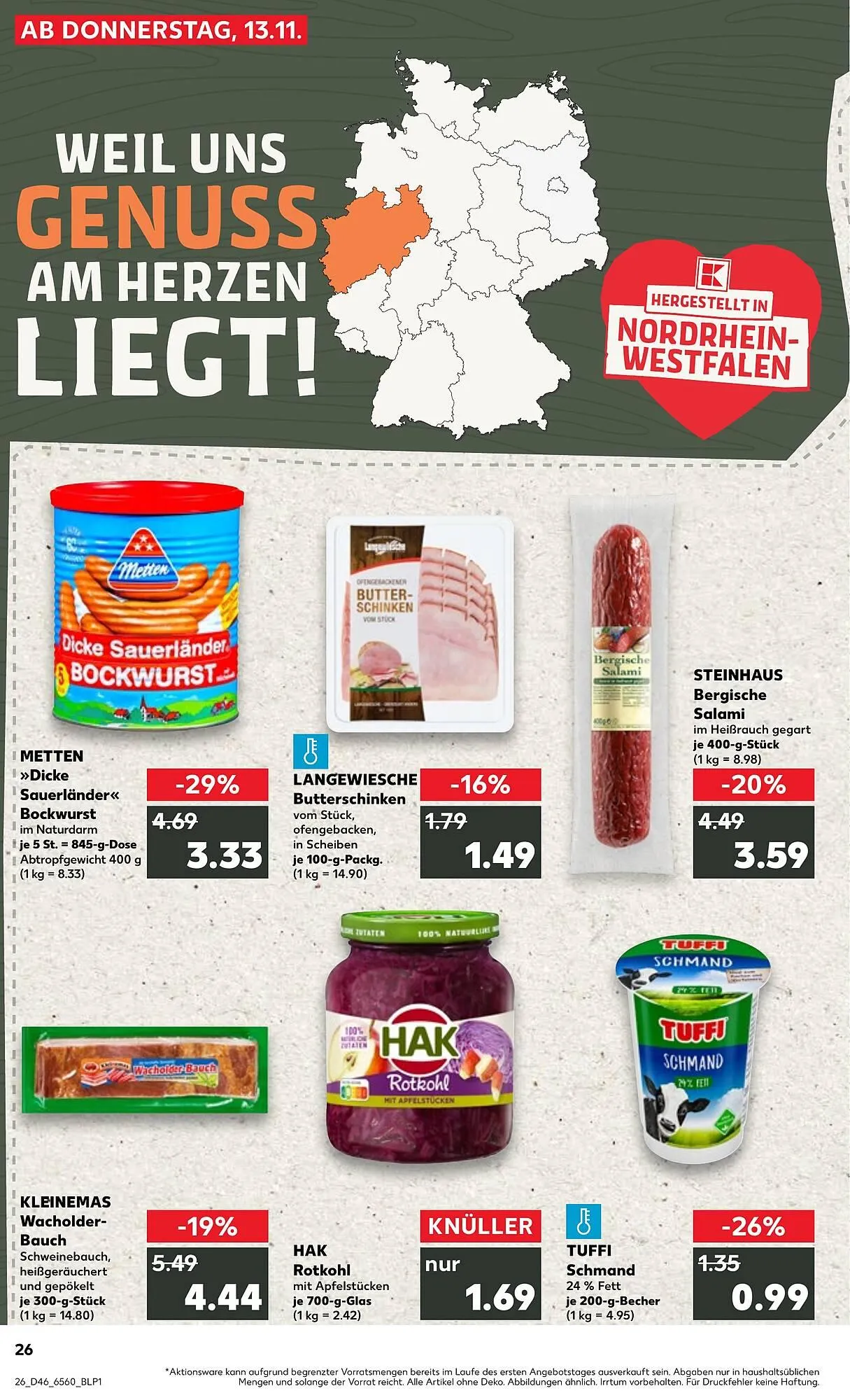 Kaufland Prospekt von 13. November bis 19. November 2025 - Prospekt seite 26