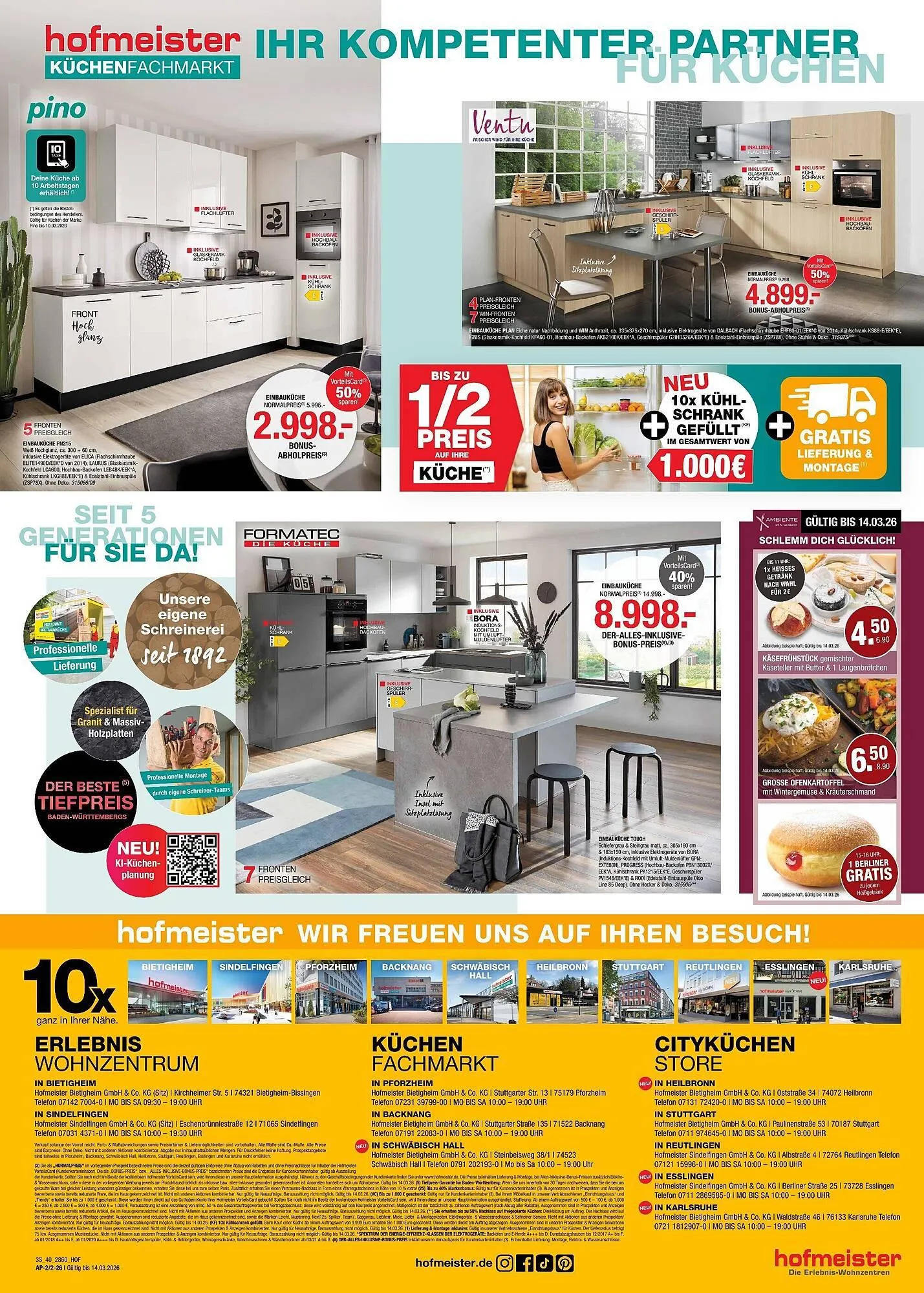 Hofmeister Prospekt von 18. Februar bis 14. März 2026 - Prospekt seite 6
