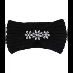 Strick-Stirnband Janina, Strasssteine