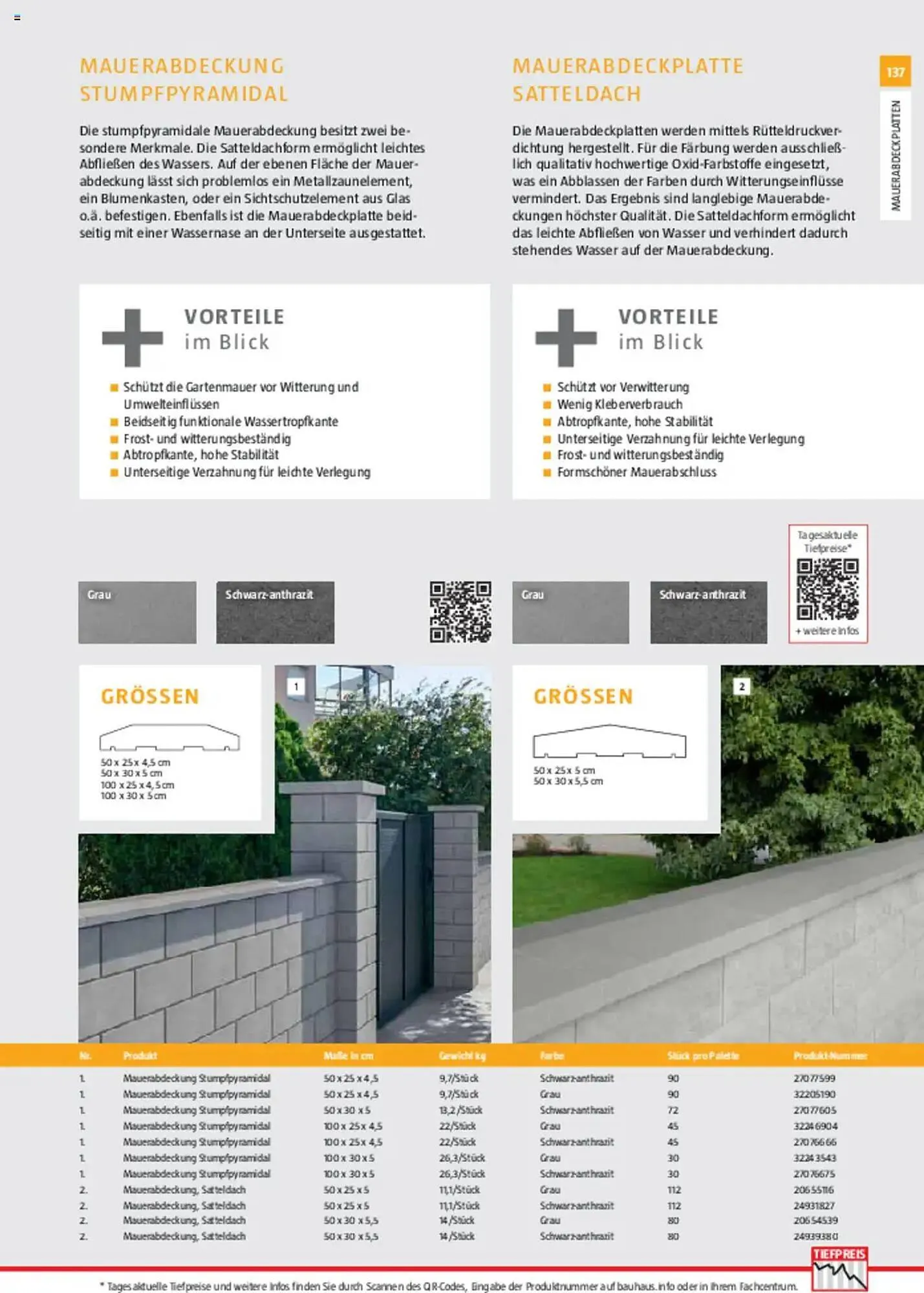 Bauhaus Prospekt von 10. März bis 30. Juni 2025 - Prospekt seite 137