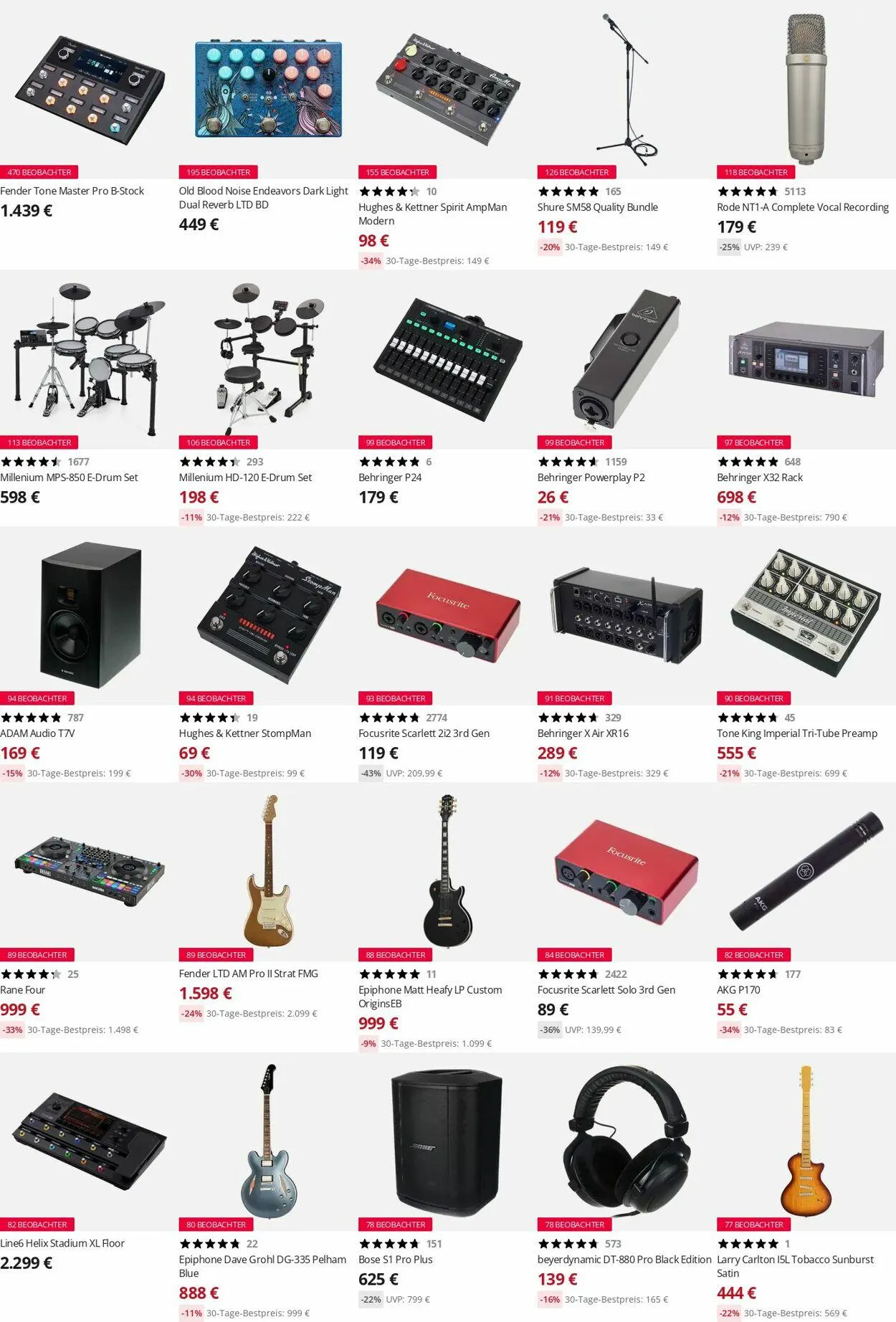 Thomann Aktueller Prospekt von 17. November bis 26. November 2025 - Prospekt seite 4