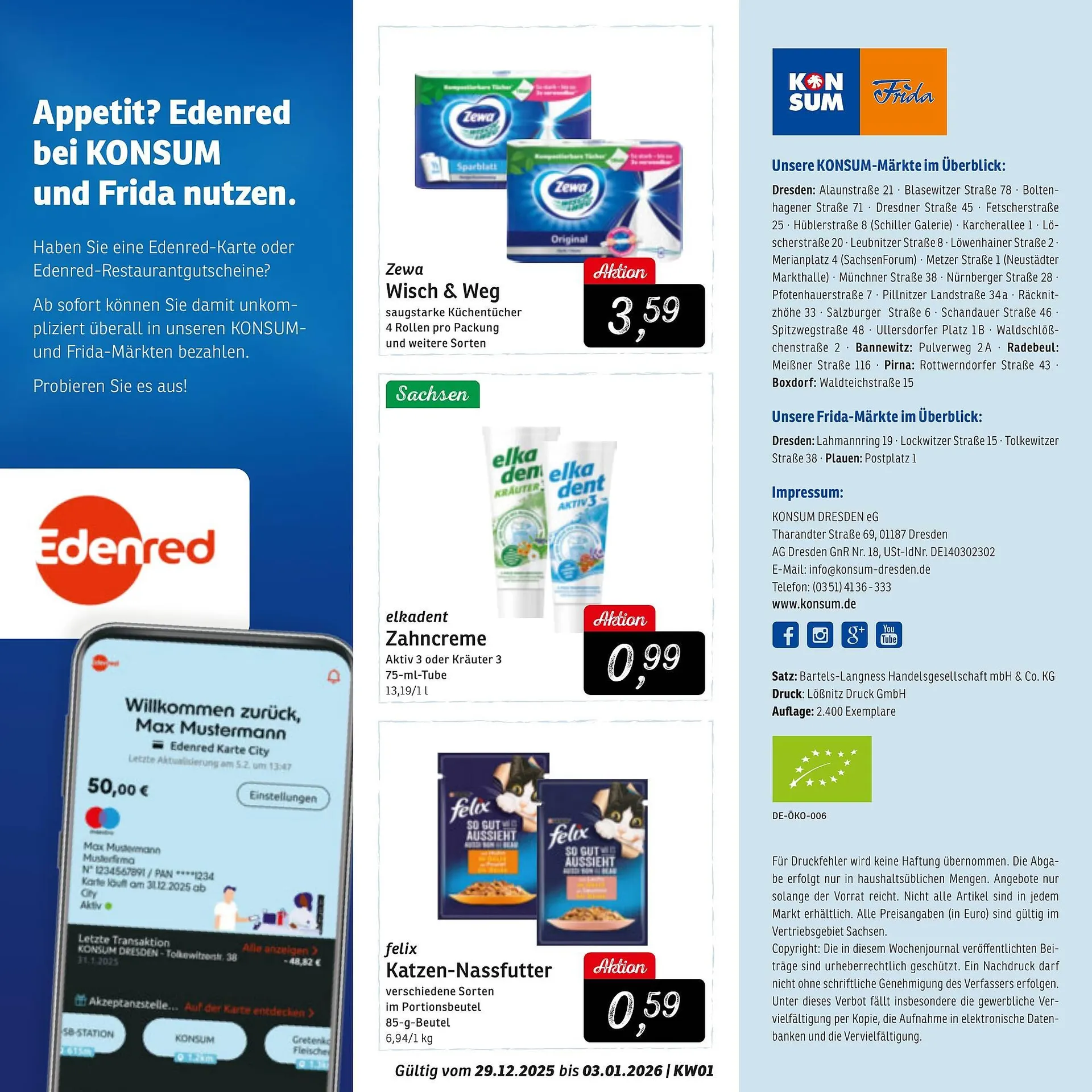 KONSUM Prospekt von 29. Dezember bis 3. Januar 2026 - Prospekt seite 12