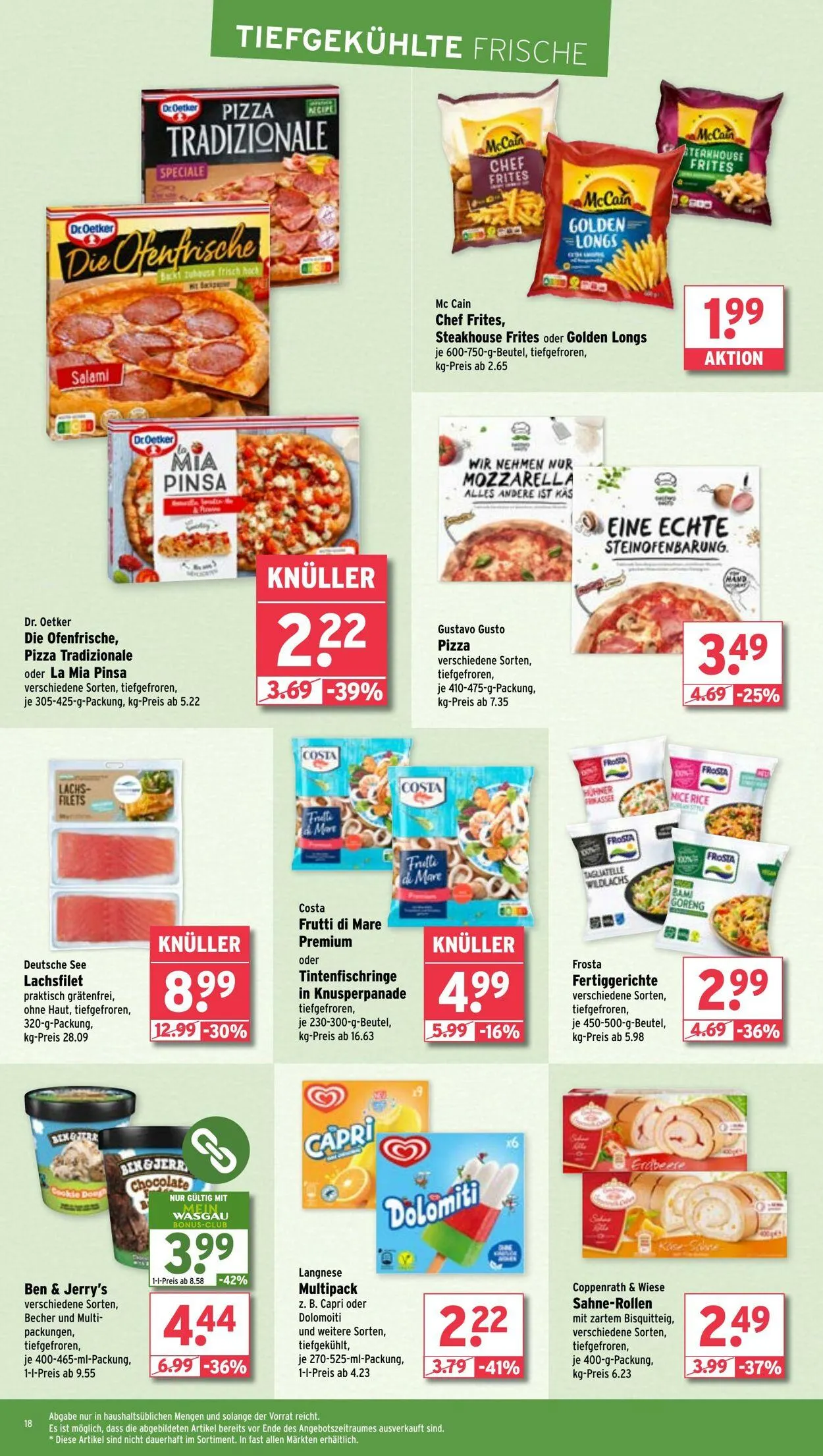 WASGAU Aktueller Prospekt von 23. März bis 6. April 2025 - Prospekt seite 18