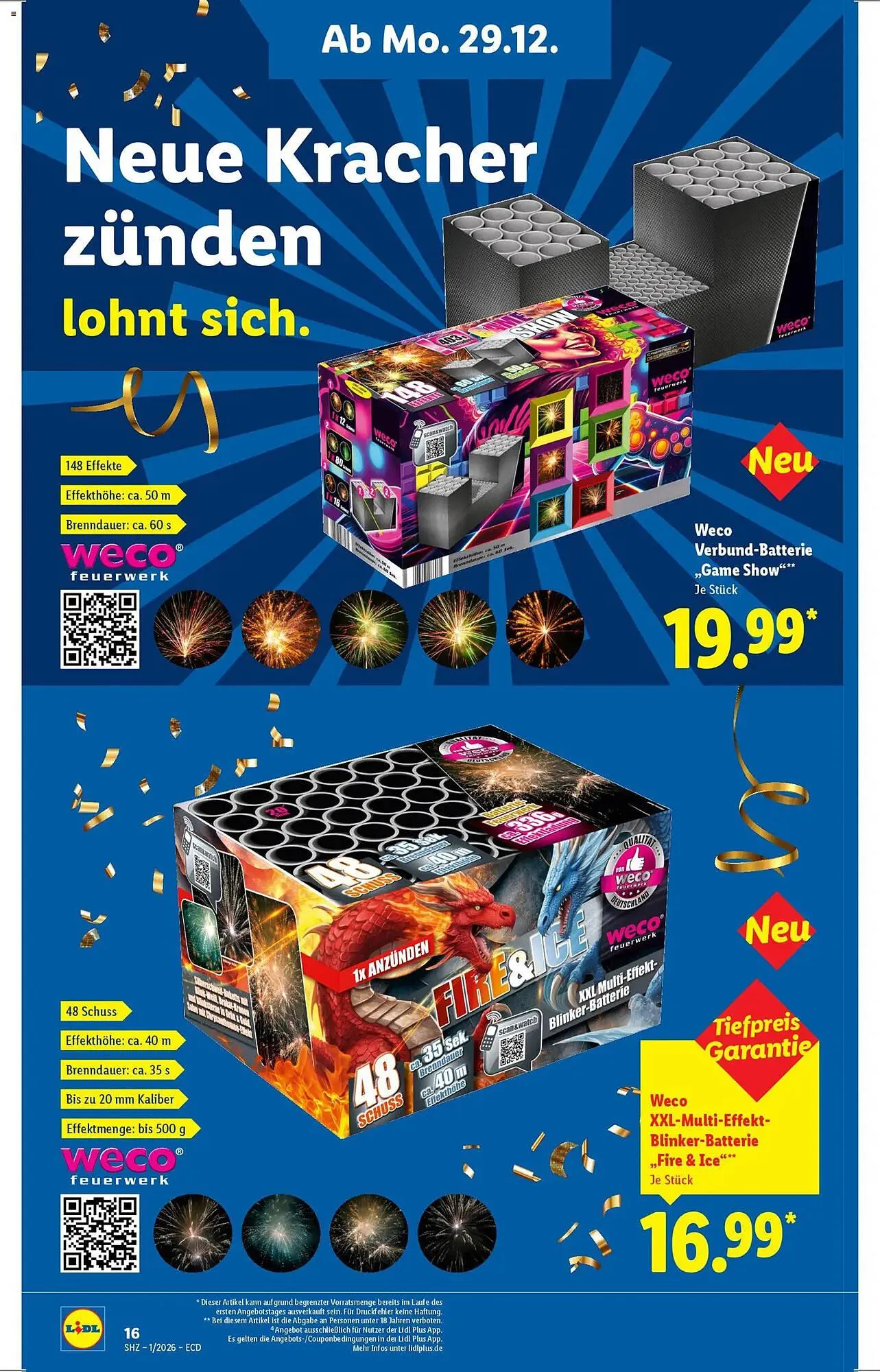 Lidl Prospekt von 29. Dezember bis 31. Dezember 2025 - Prospekt seite 16