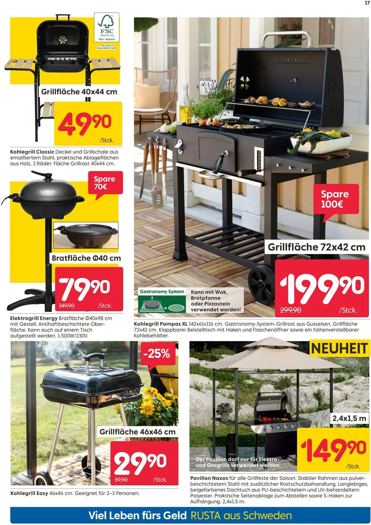 Rusta von 12. Mai bis 26. Mai 2025 - Prospekt seite 17