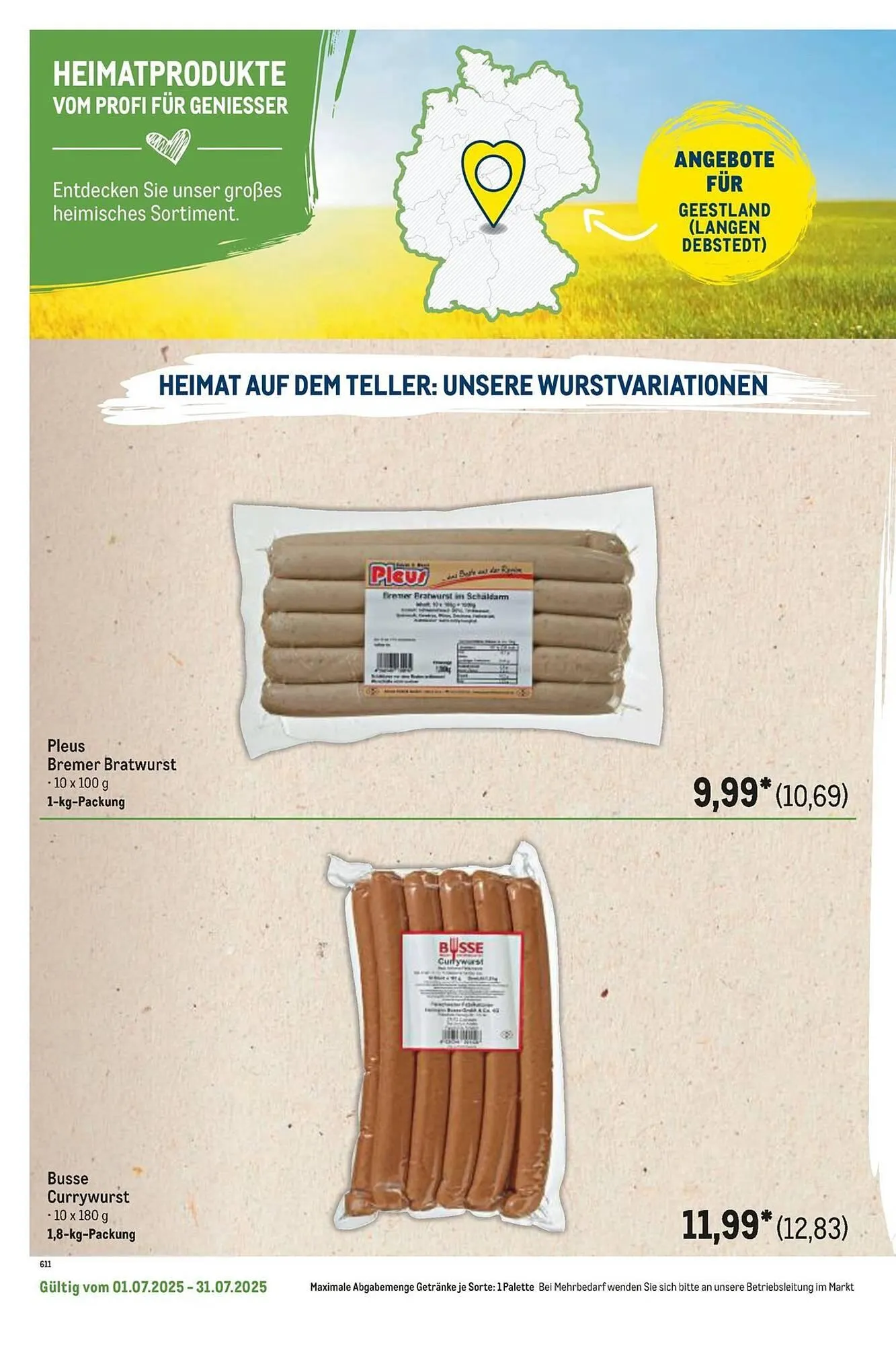 METRO Prospekt von 1. Juli bis 31. Juli 2025 - Prospekt seite 46