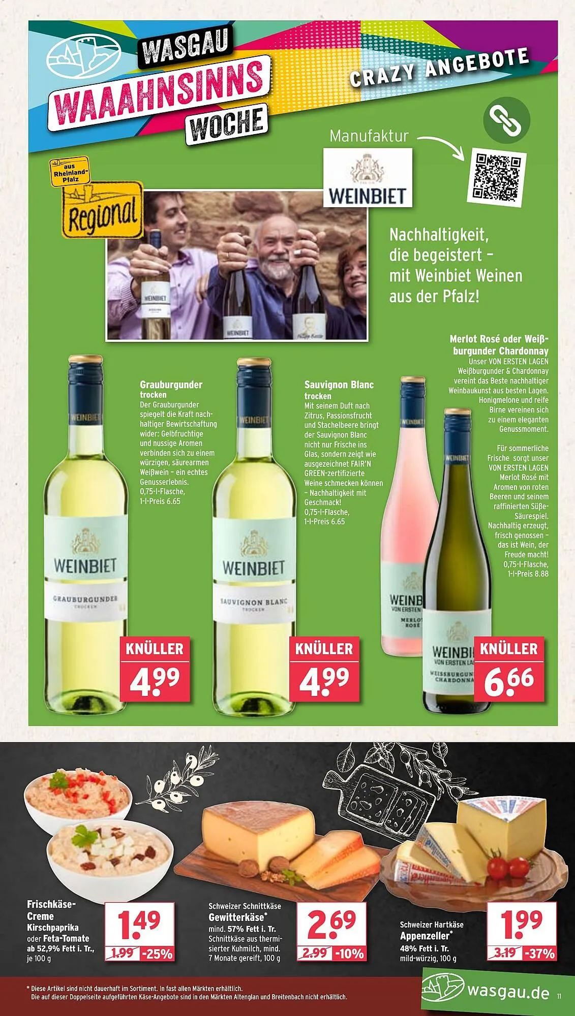 Wasgau Prospekt von 31. März bis 5. April 2025 - Prospekt seite 11