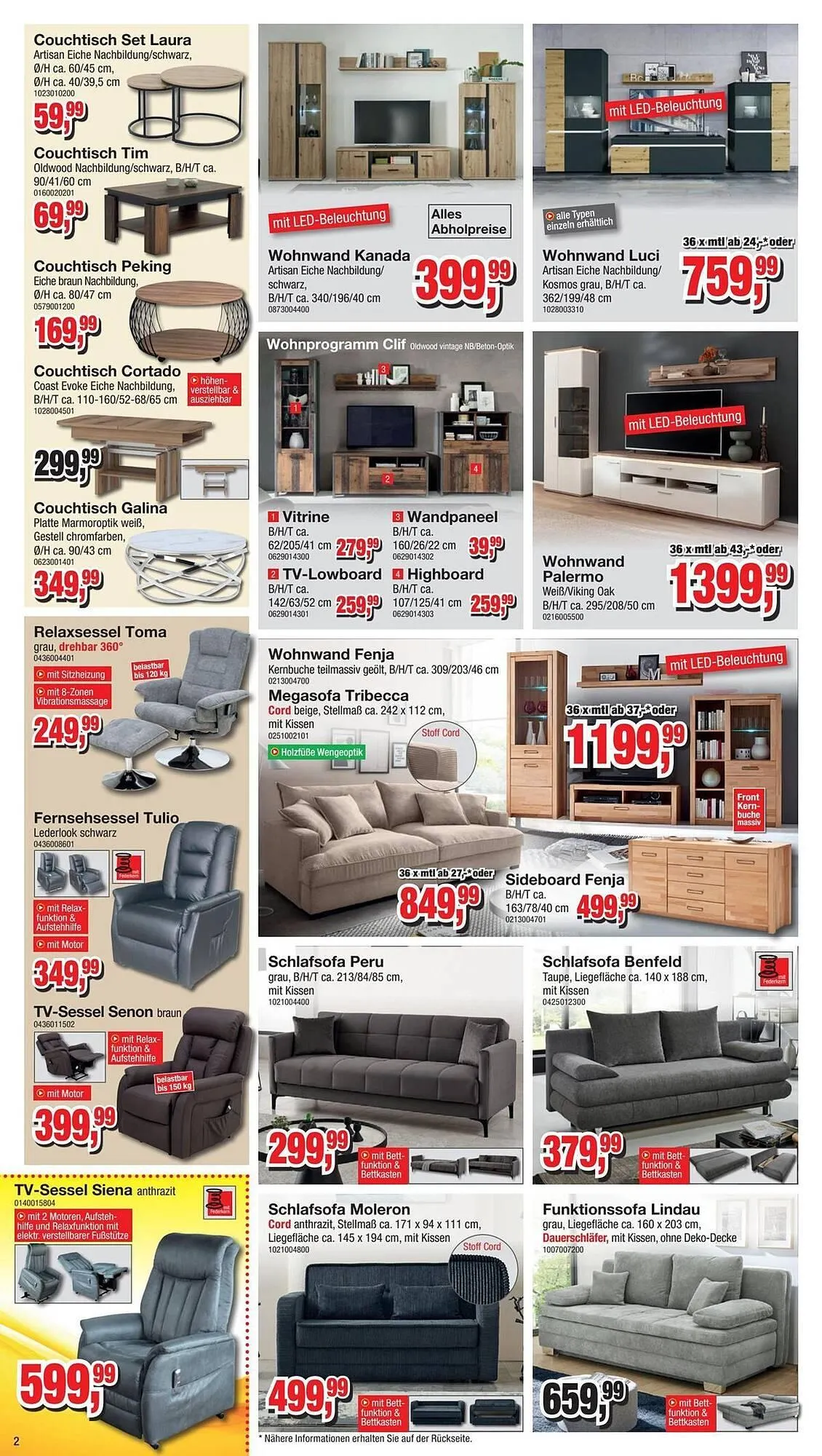 Möbelfundgrube Prospekt von 21. August bis 3. September 2025 - Prospekt seite 2