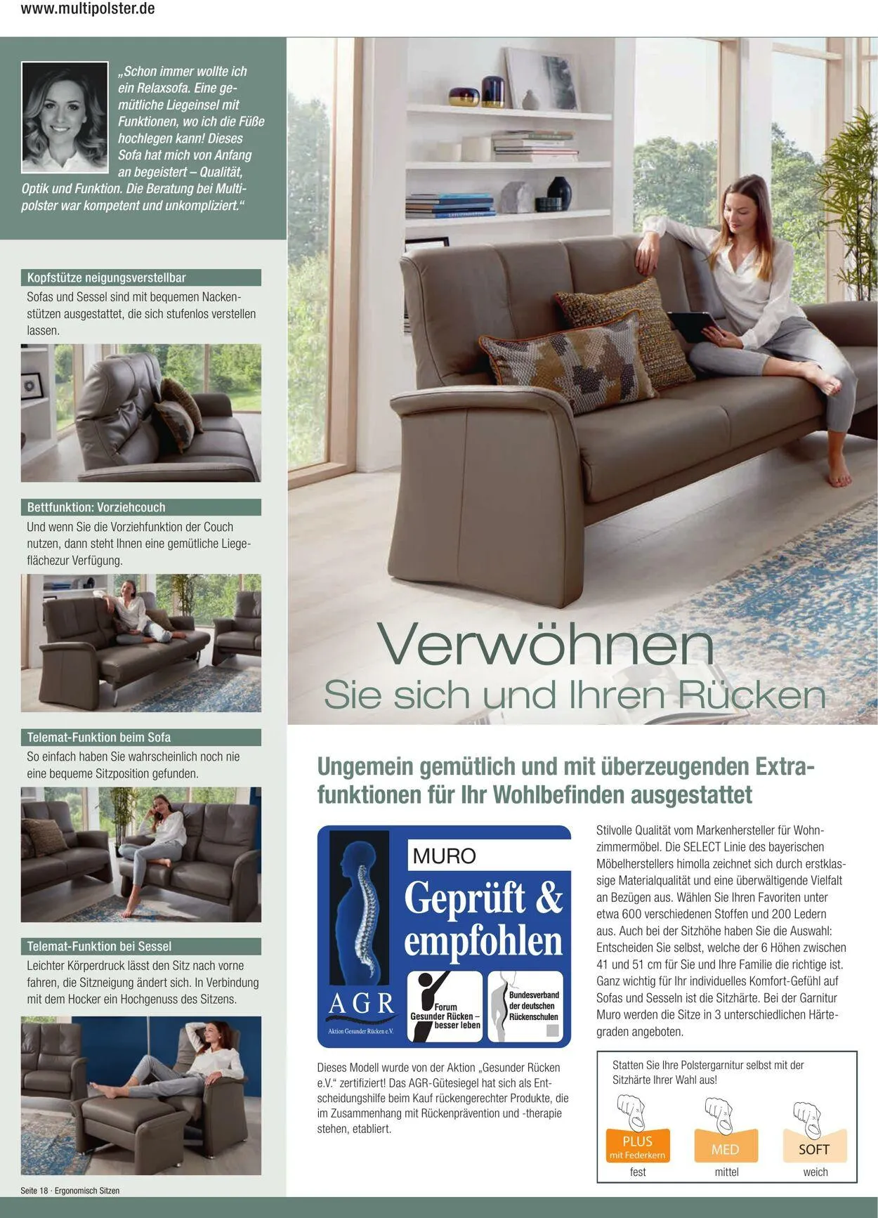Multipolster Aktueller Prospekt von 2. Juni bis 16. Juni 2025 - Prospekt seite 18