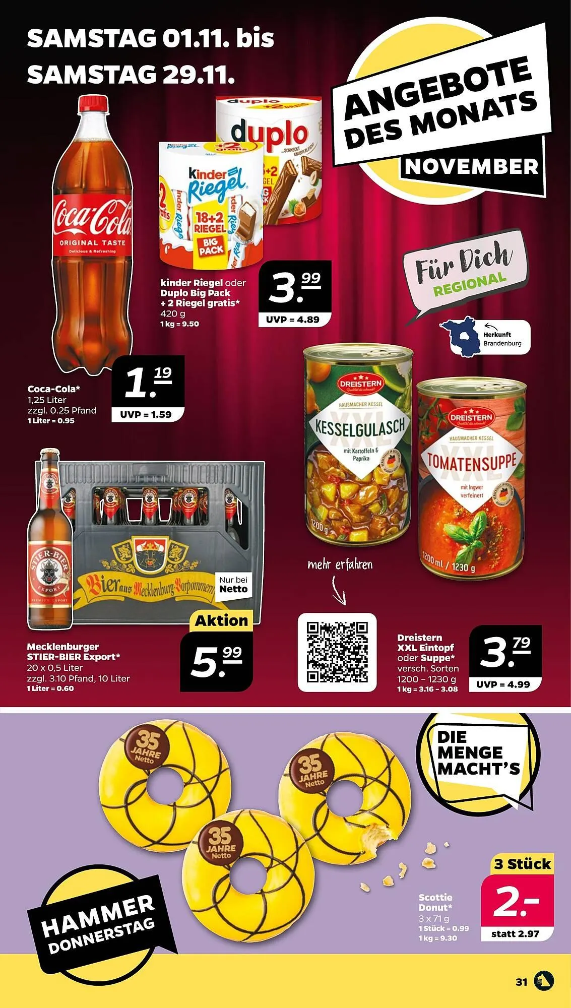 NETTO Prospekt von 27. Oktober bis 1. November 2025 - Prospekt seite 33