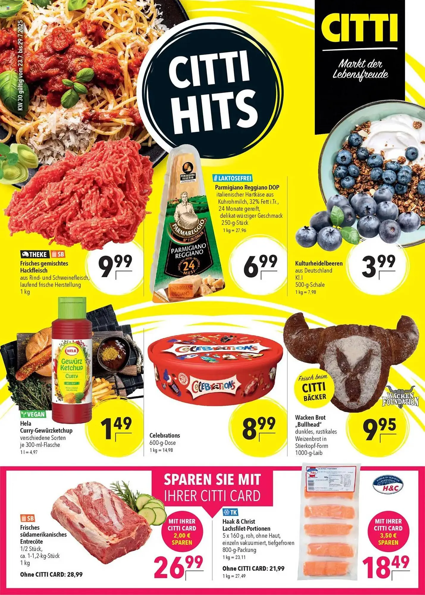 CITTI Markt Prospekt von 23. Juli bis 29. Juli 2025 - Prospekt seite 1