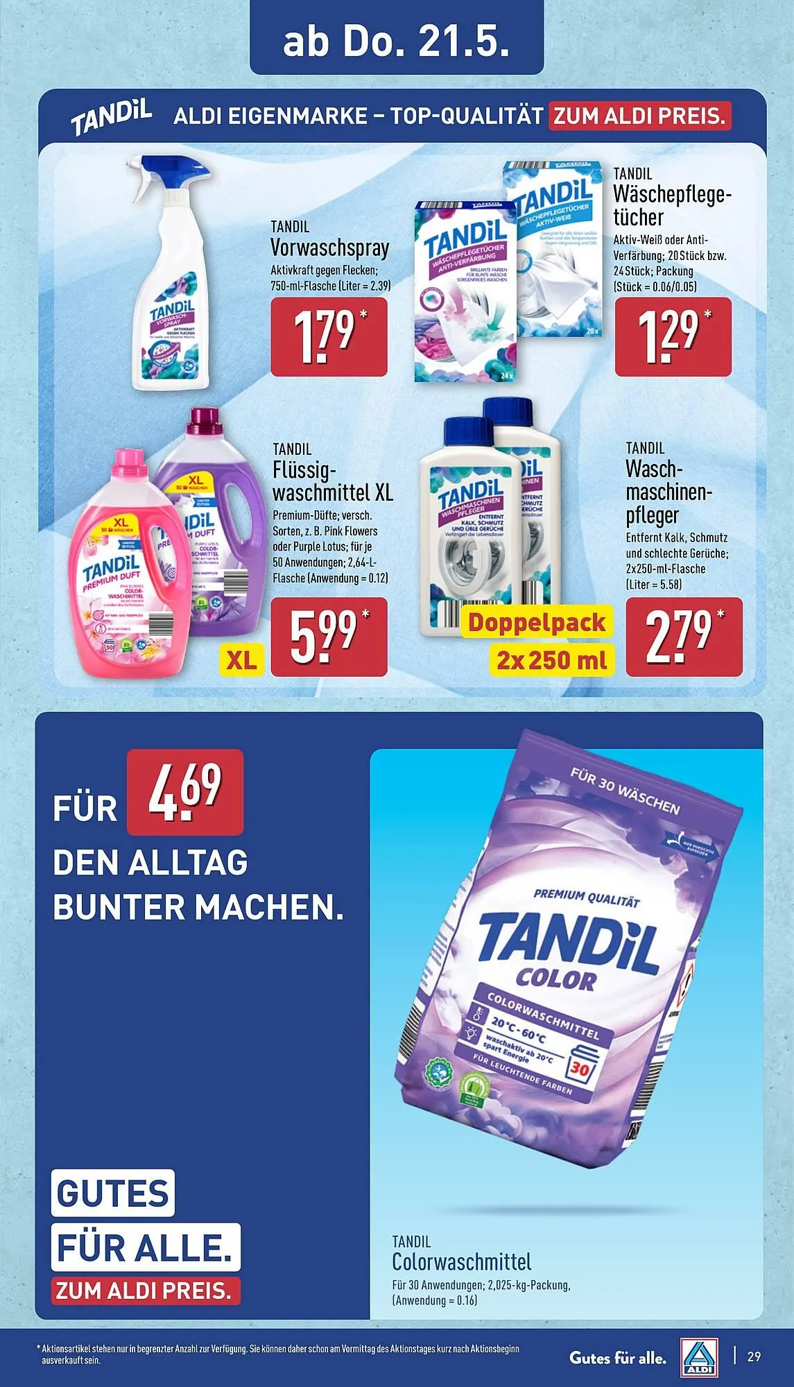 Aldi Nord Prospekt von 18. Mai bis 23. Mai 2026 - Prospekt seite 29