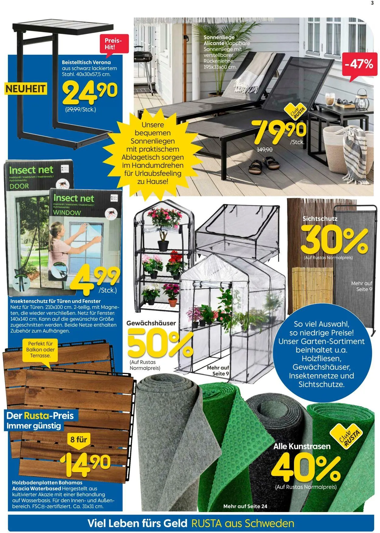 Rusta von 12. Mai bis 26. Mai 2025 - Prospekt seite 3